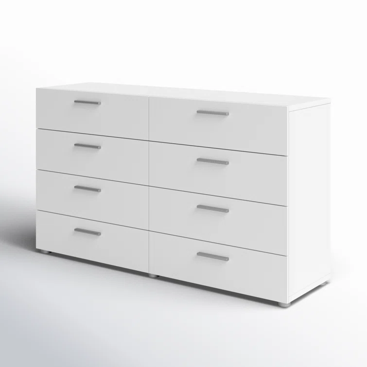 Jantz 8 Drawer 55.12" W Double Dresser