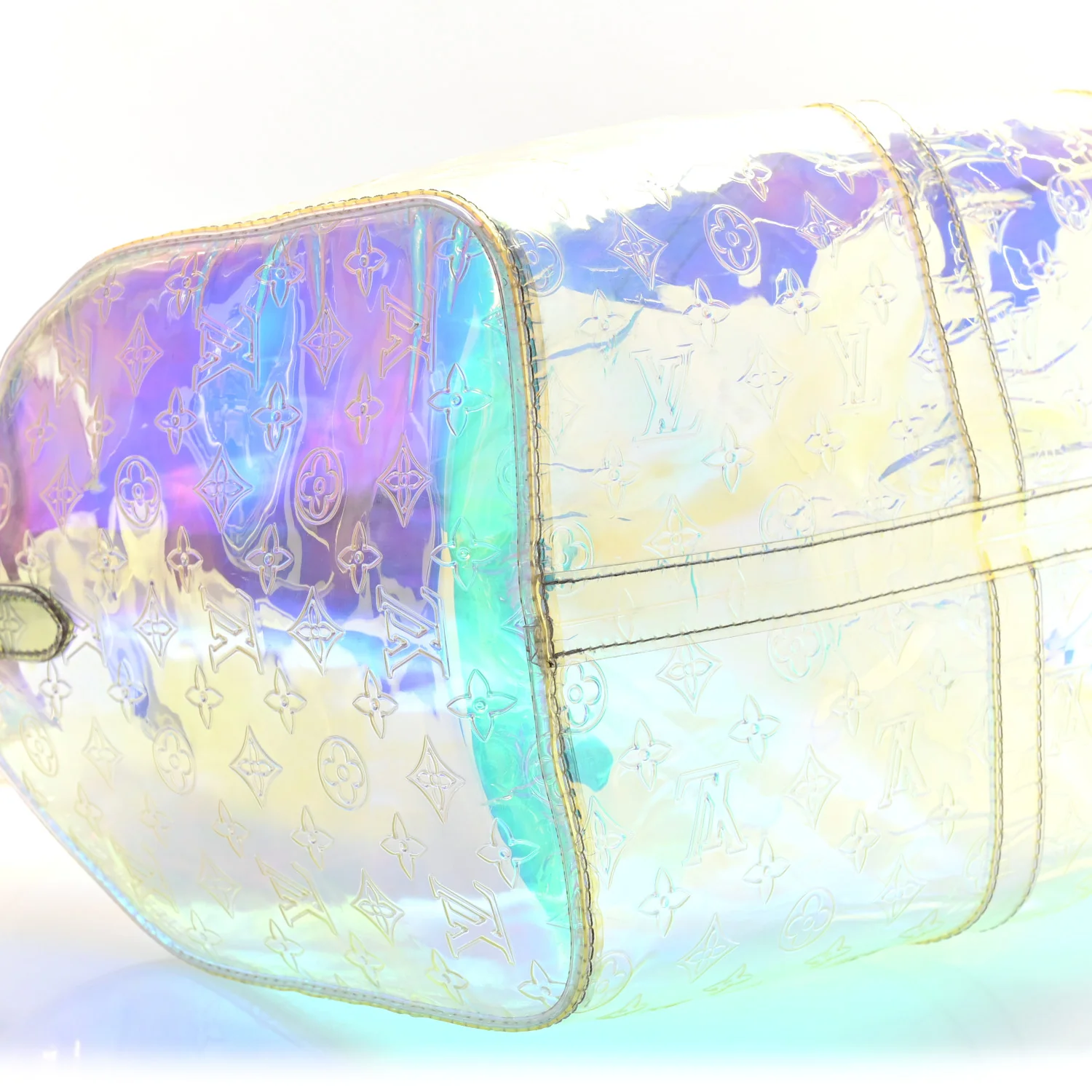 PVC Monogram Keepall Bandouliere 50 Iridescent Prism - Top Club