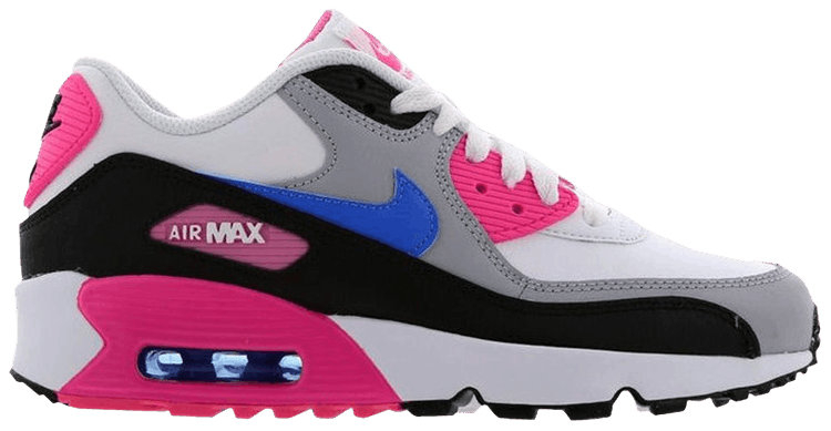 Air Max 90 Leather  White Photo Blue Pink  833376-107 - Sneaker Replica Workshop