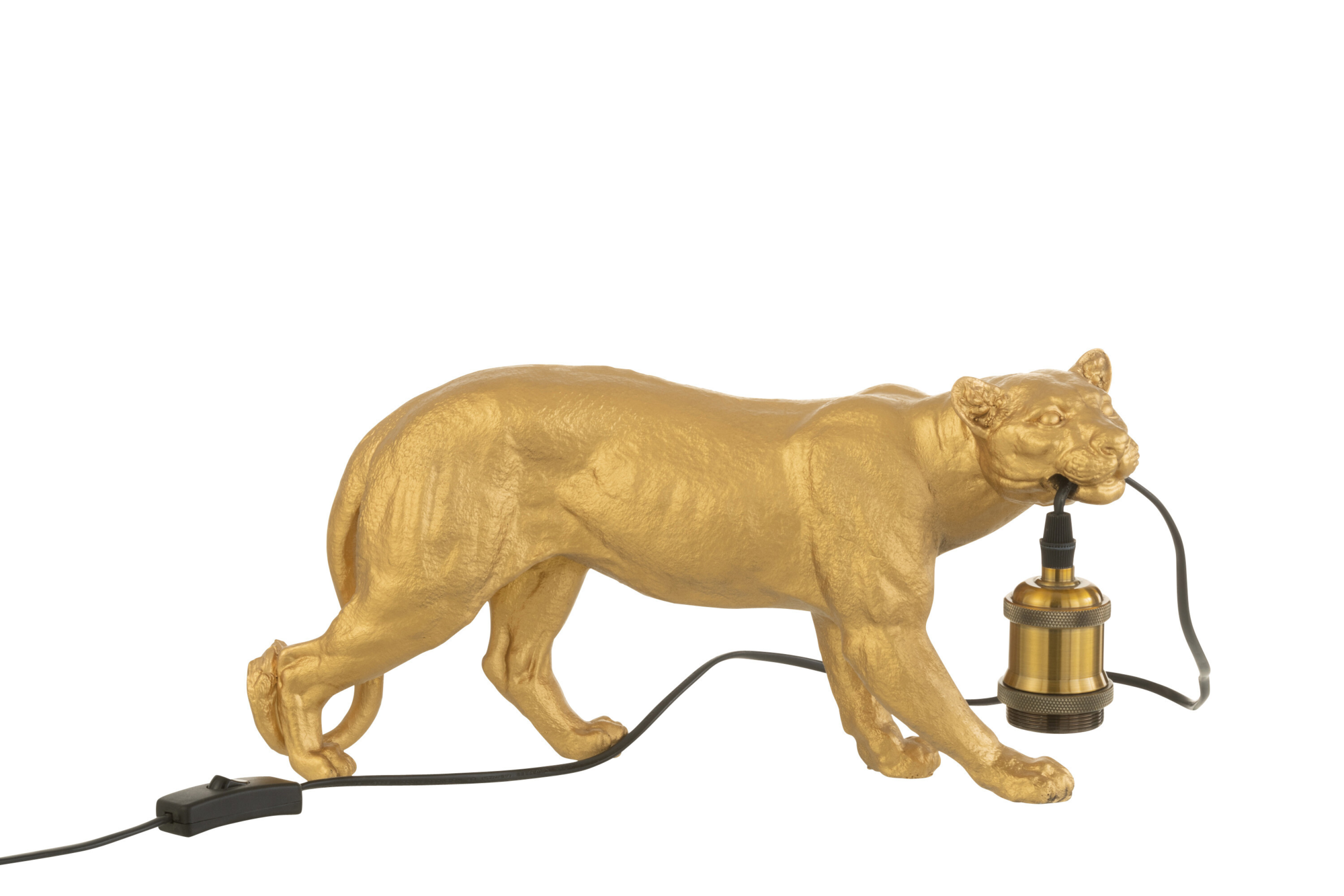 Tafellamp Puma goud J-line