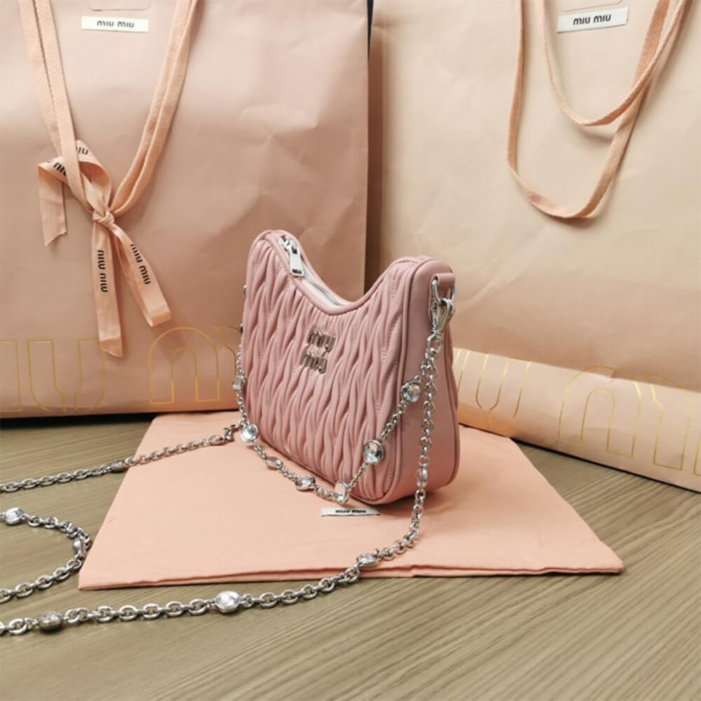 Matelasse nappa leather shoulder bag - Top Club