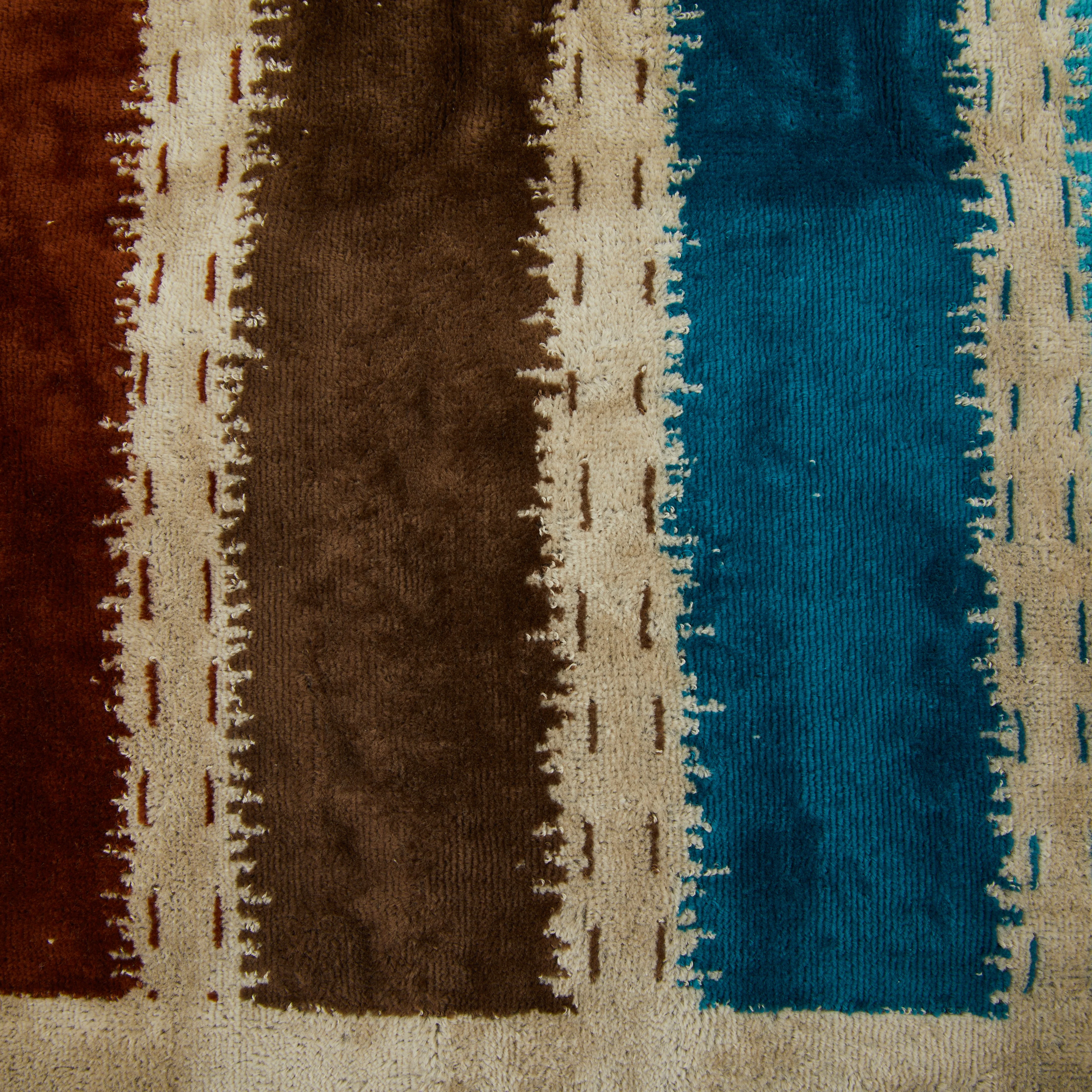 Asciugamano Con Ospite In Spugna Daza 40X60+60X100 Turchese Carrara