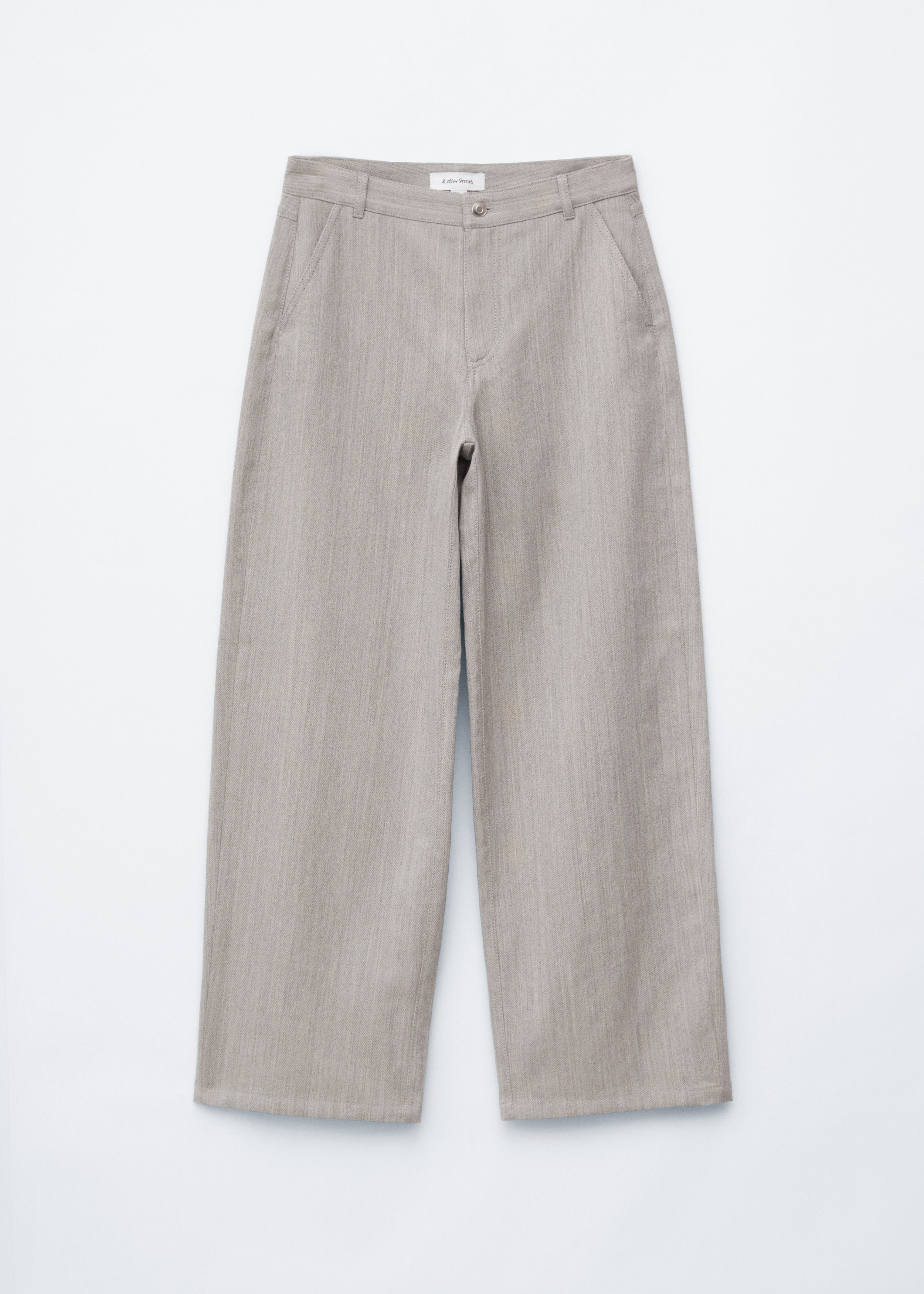 & Other Stories WIDE-LEG WOOL TROUSERS