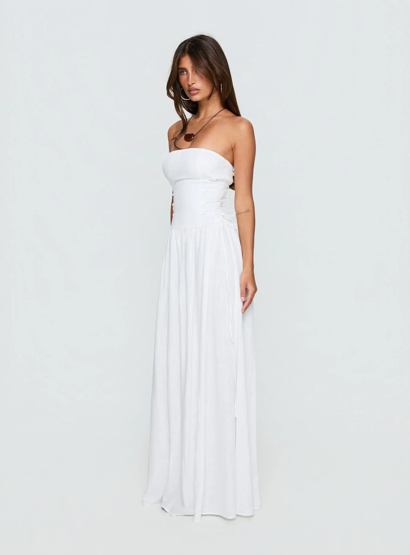 So Far So Good Maxi Dress White