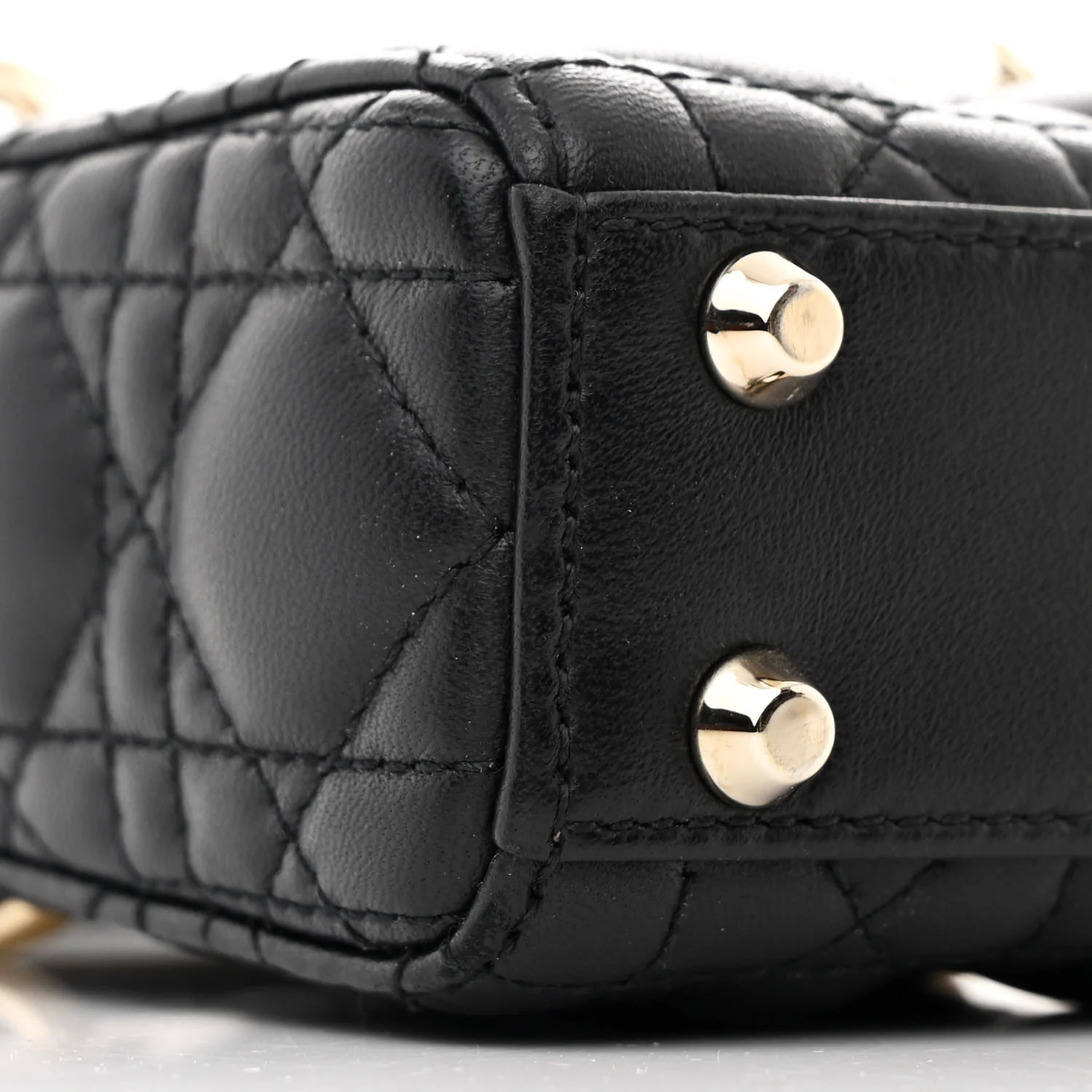 Lambskin Cannage Micro Lady Dior Black - Top Club