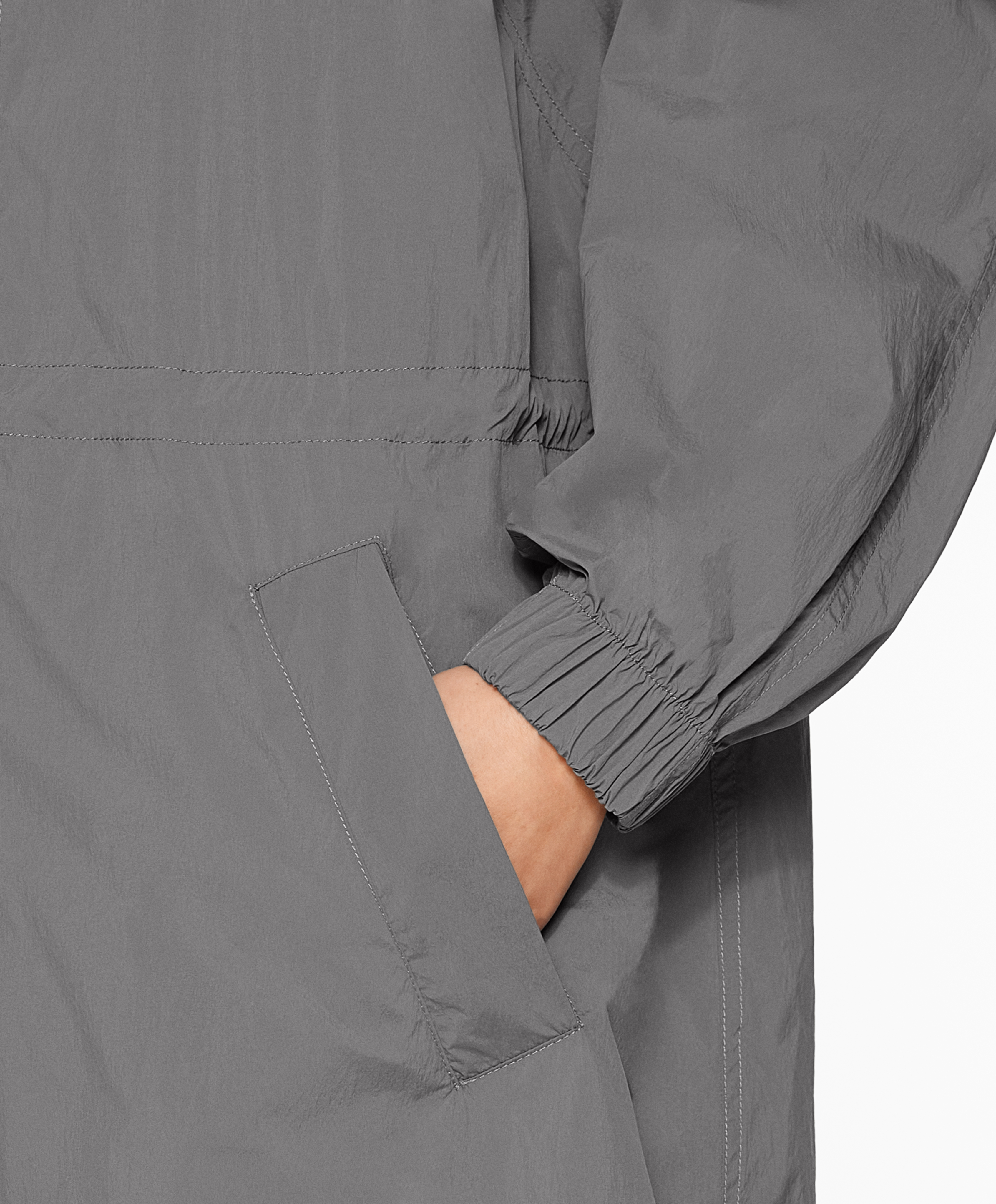 OYSHO Water-repellent midi jacket