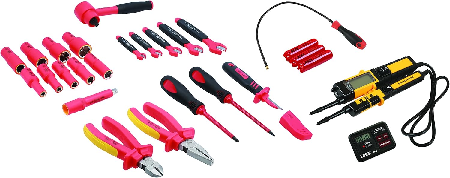 Laser 8328 Insulated Tool Kit - 3 Drawer Toolbox 27pc