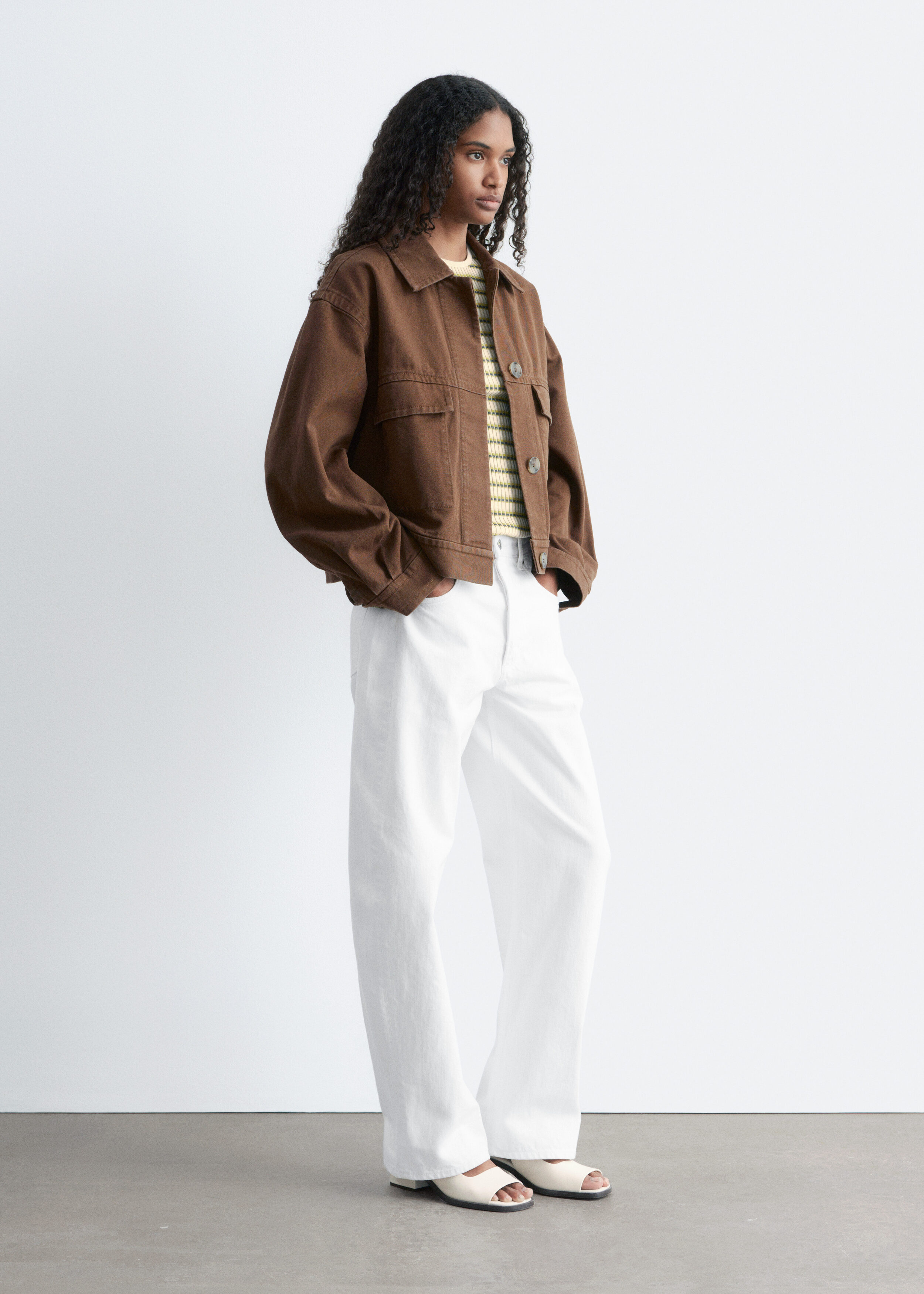 & Other Stories COTTON UTILITY JACKET