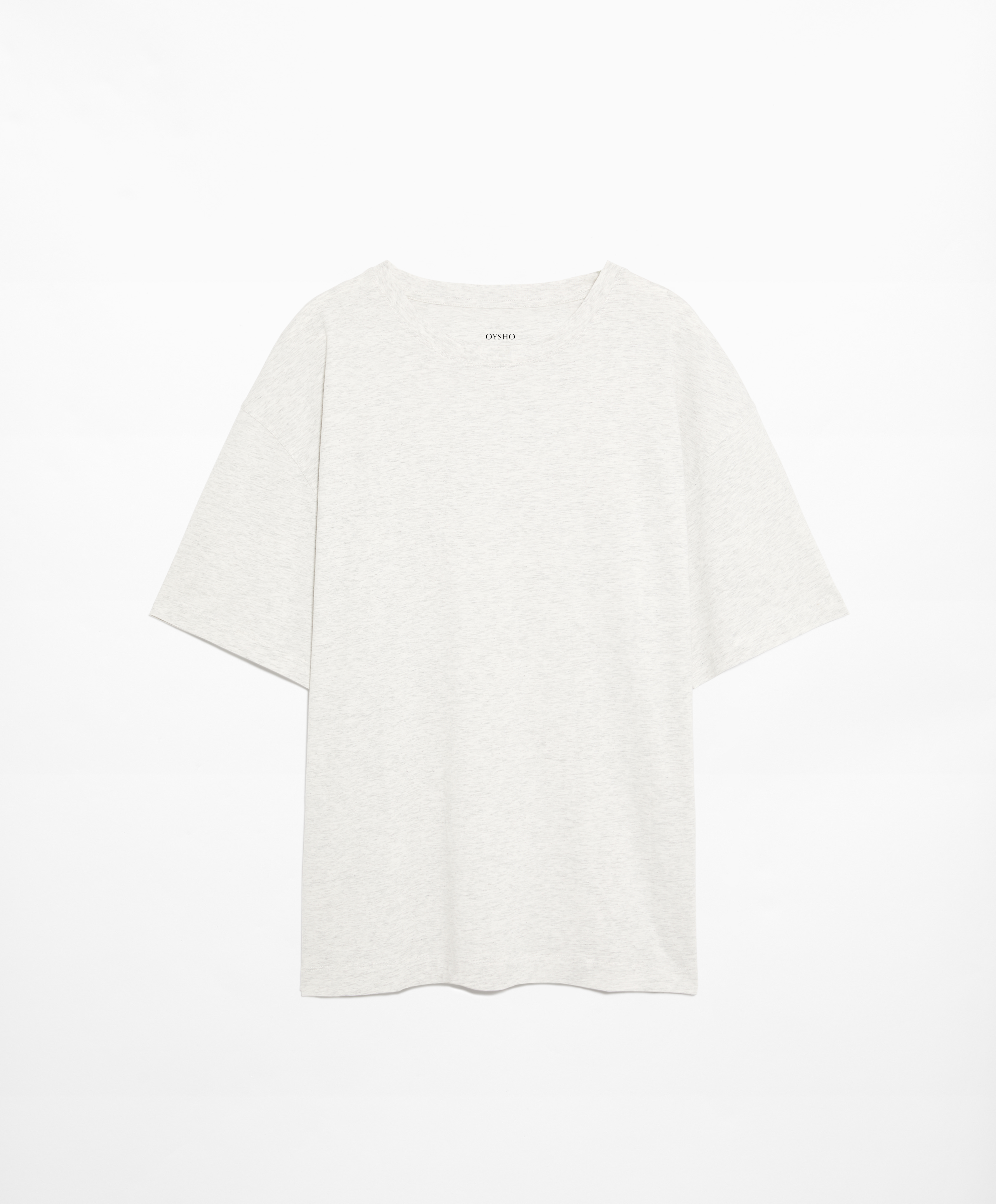 OYSHO Short sleeve cotton blend T-shirt