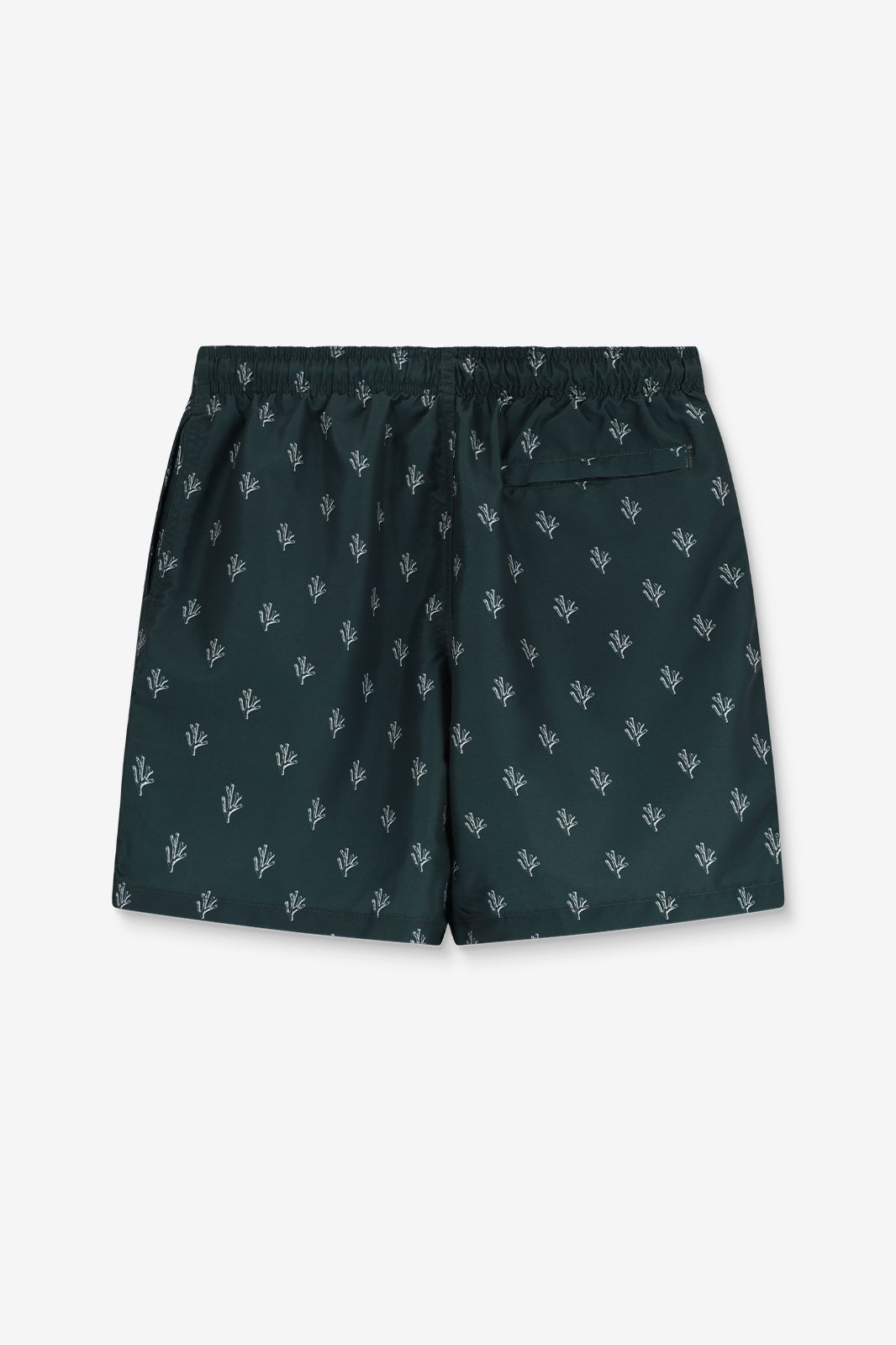 Shiwi donkergroene zwembroek met print