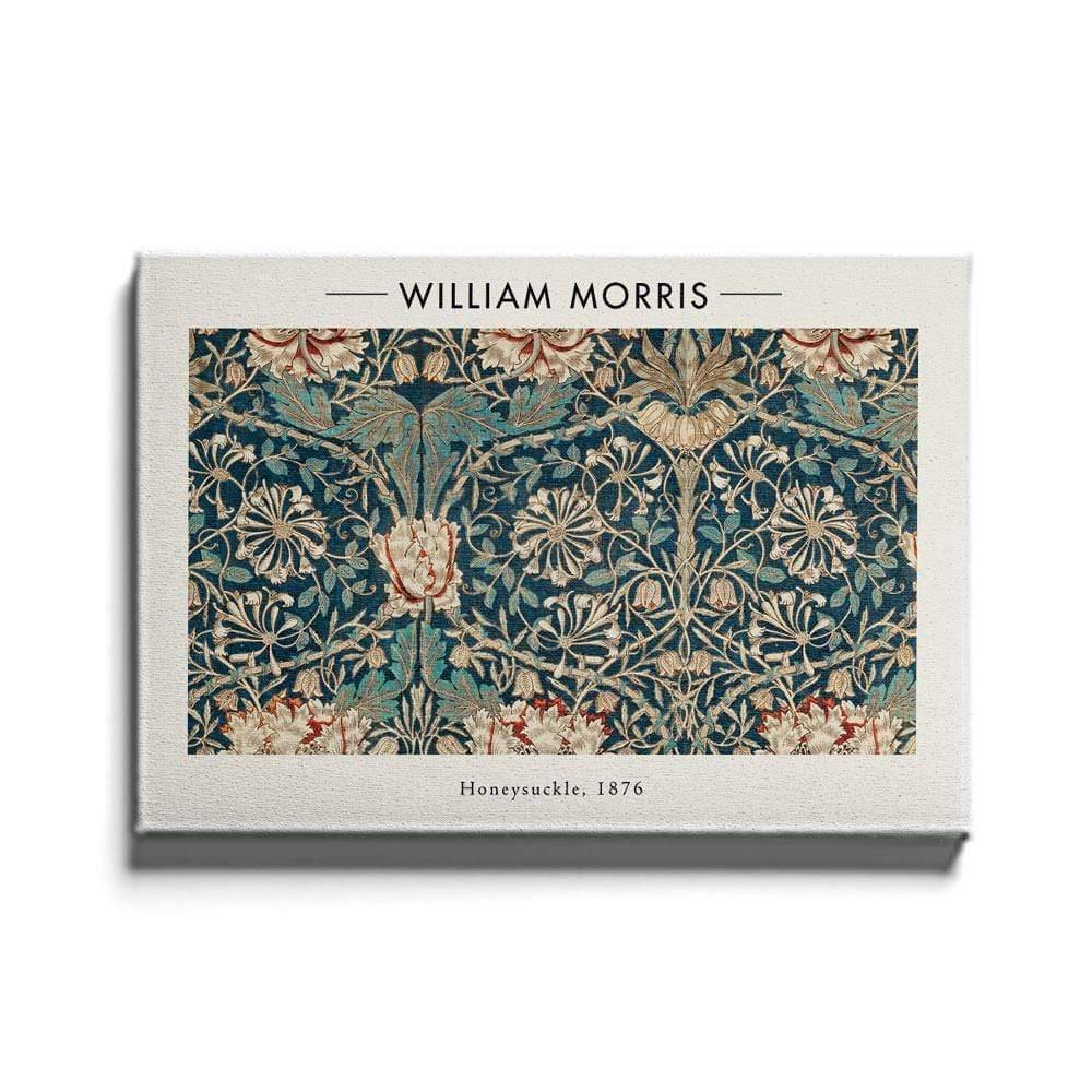 Walljar canvas schilderij - William Morris - Honeysuckle Canvas schilderij - 120 x 180 cm