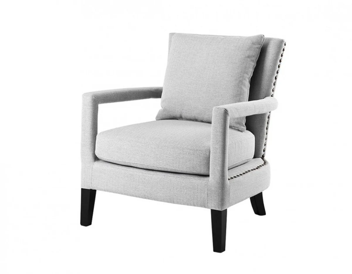 Luxury lounge chair light gray - hotel furniture