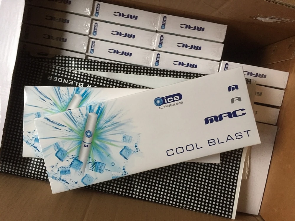MAC Super Slims Cool Blast Carton