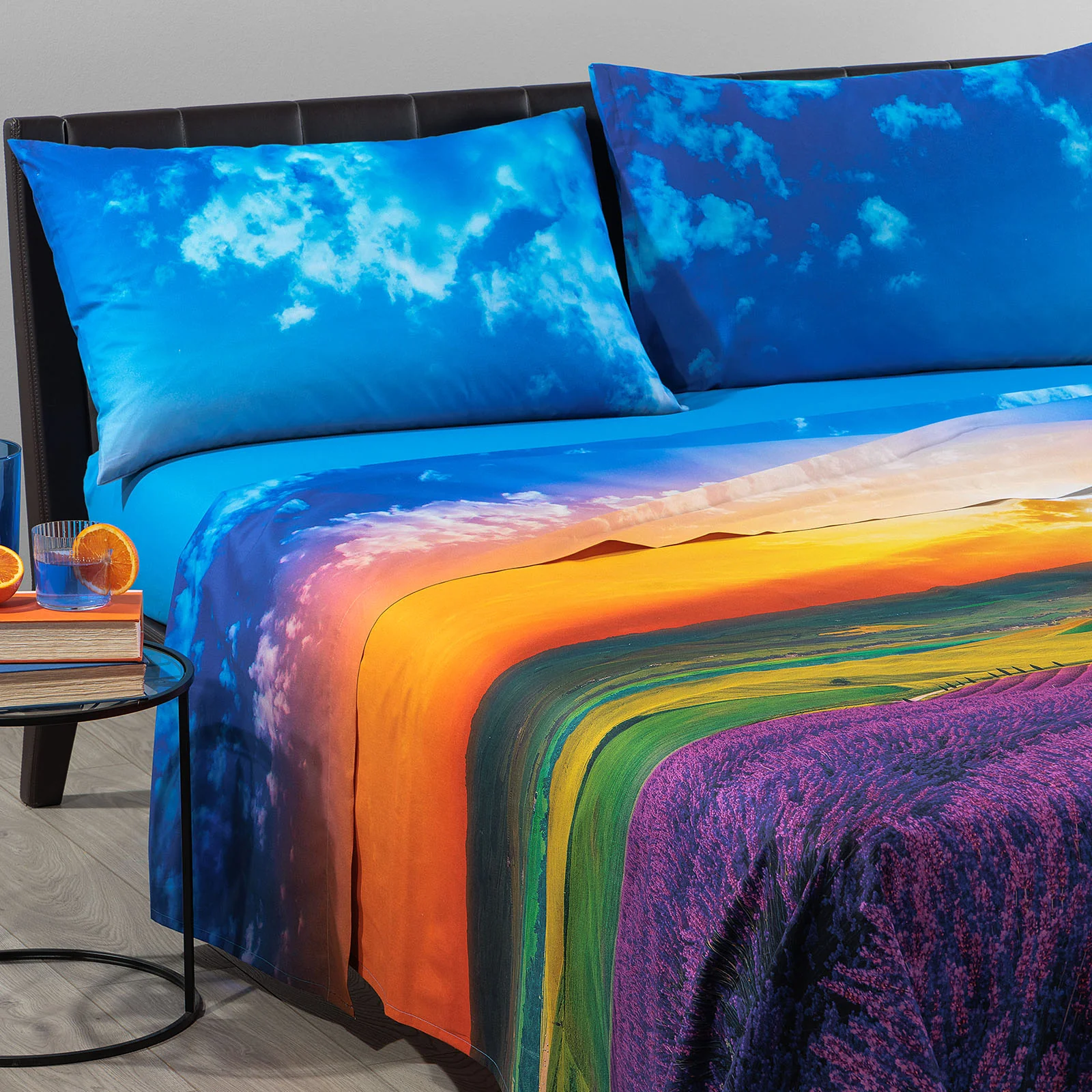 Lenzuola Copriletto In Cotone Heaven Matrimoniale Unica Sogni Di Viaggio