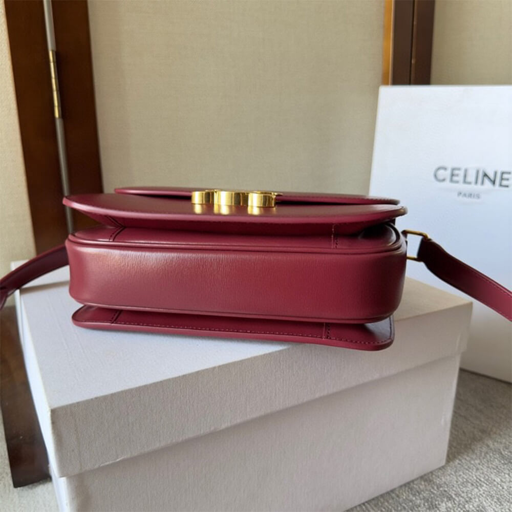 CELINE CLASSIQUE TRIOMPHE BAG in shiny calfskin(HIGH-END GRADE) - Top Club
