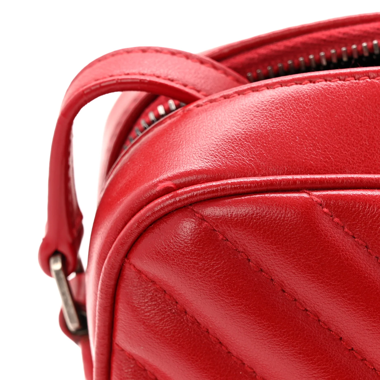 Calfskin Matelasse Monogram Lou Camera Bag Rouge Eros - Top Club