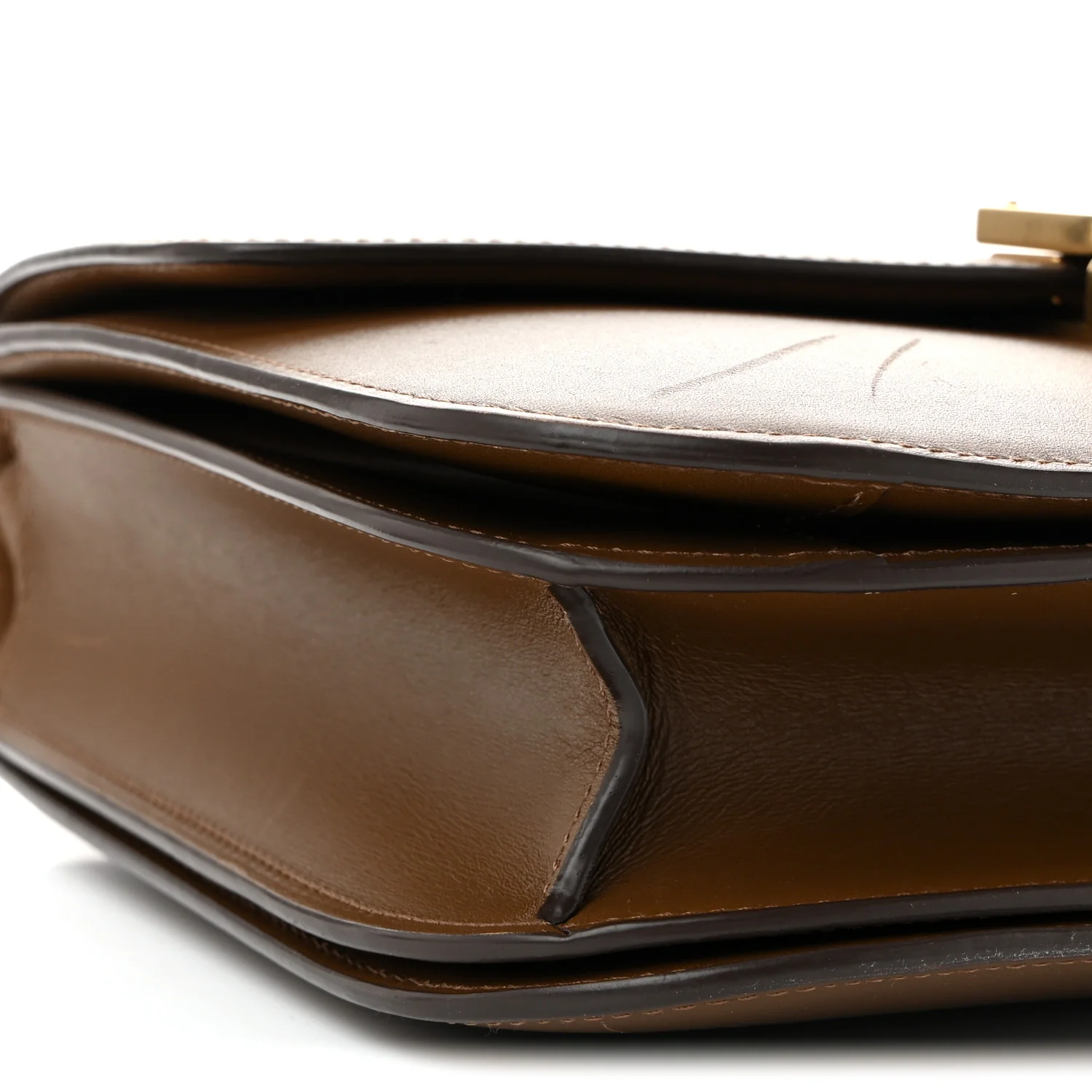 Box Calfskin Medium Classic Box Flap Bag Camel - Top Club