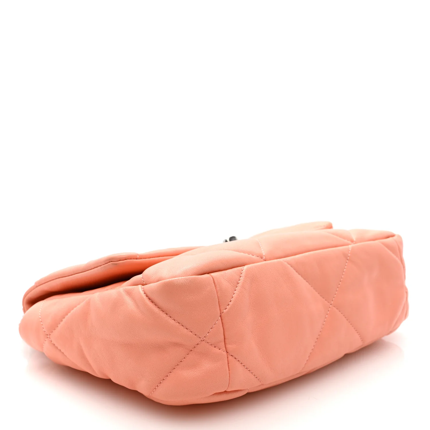 Lambskin Quilted Medium Chanel 19 Flap Light Orange - Top Club