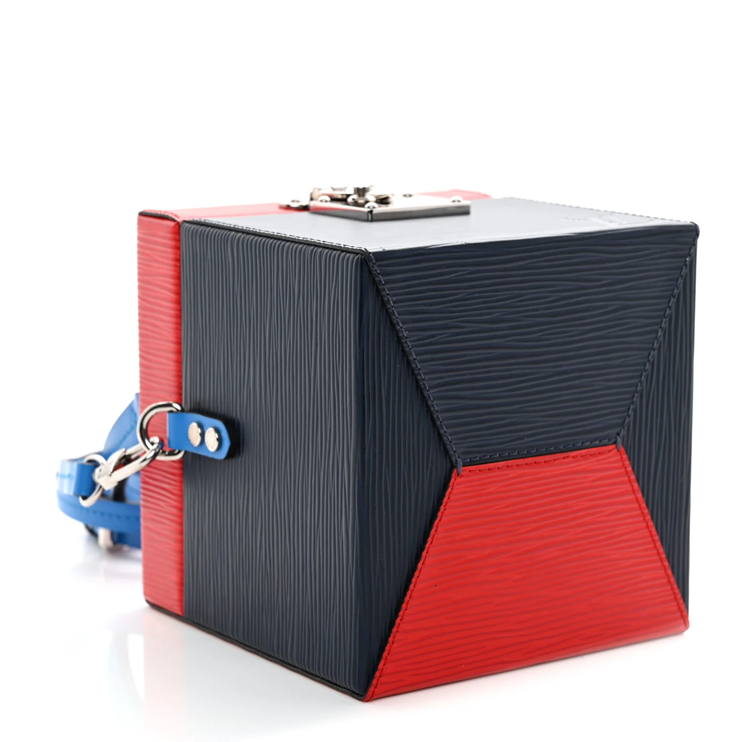 Epi Bleecker Box Indigo Coquelicot - Top Club