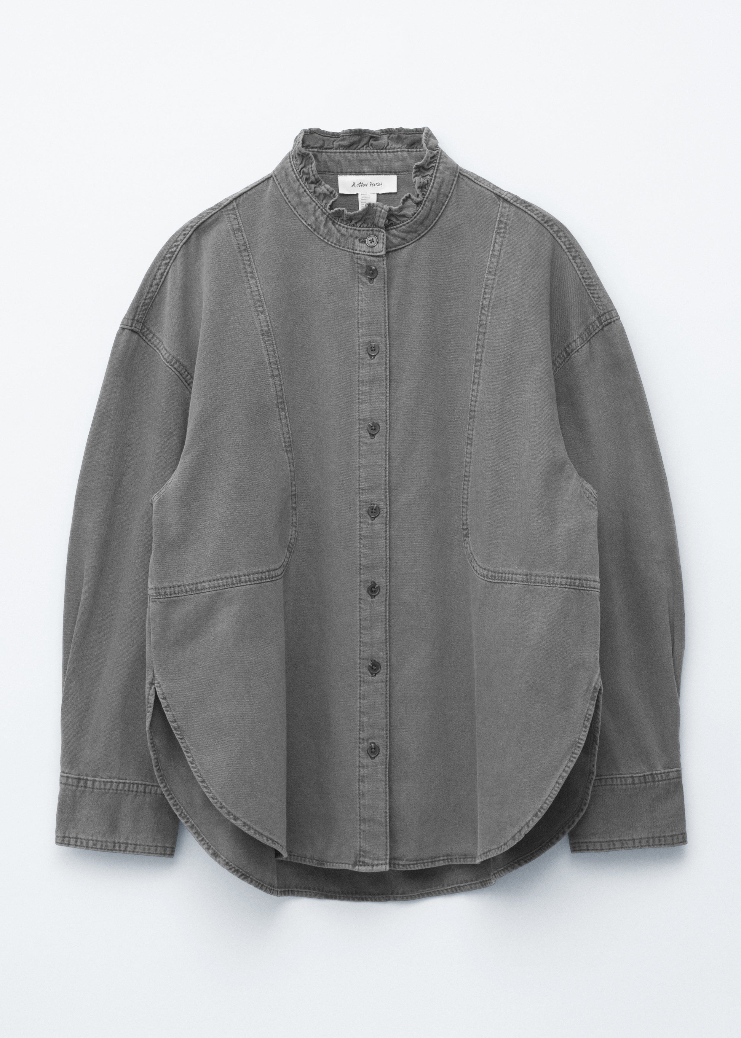 & Other Stories OVERSIZED DENIM BLOUSE