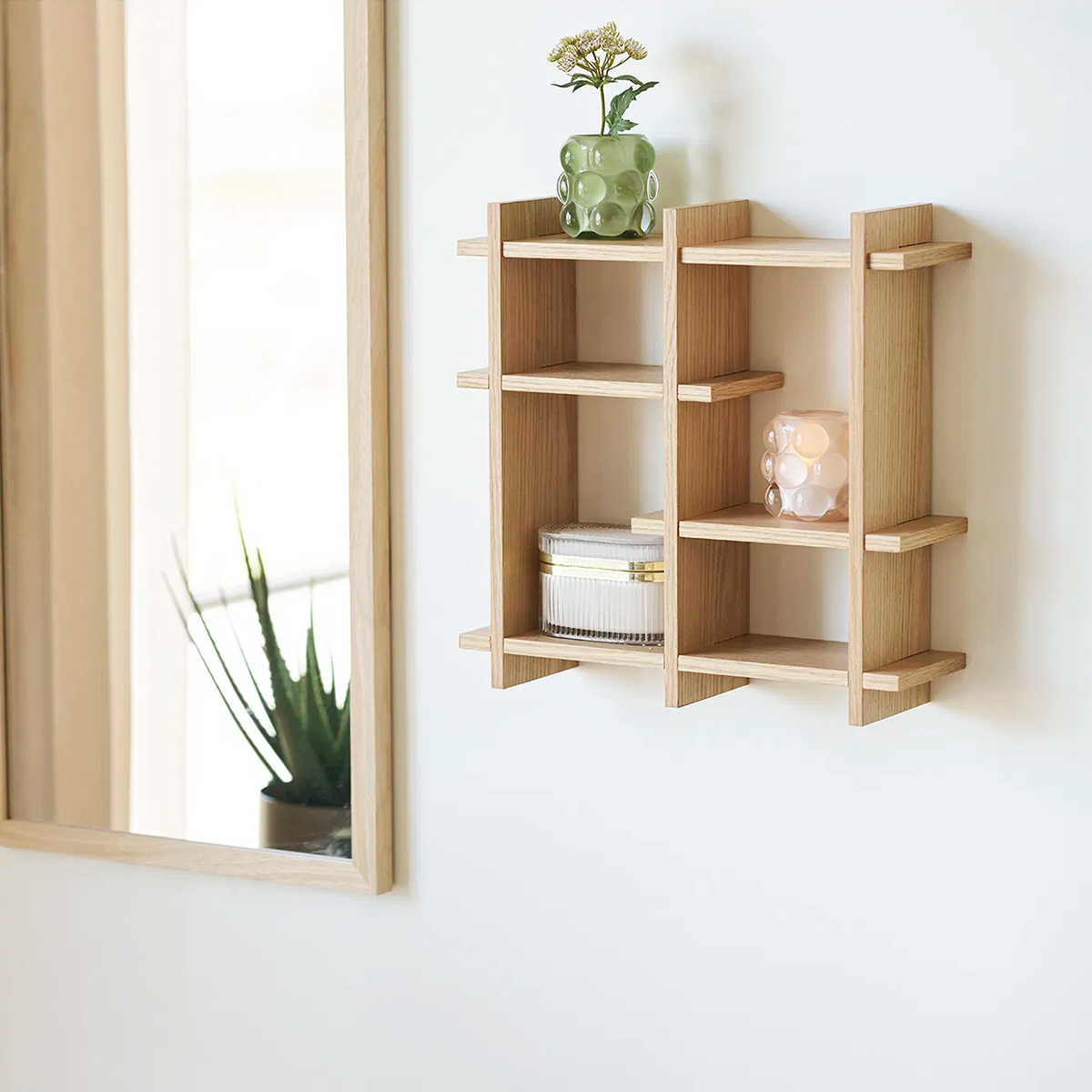 Wandkast Sien naturel 40x40 cm