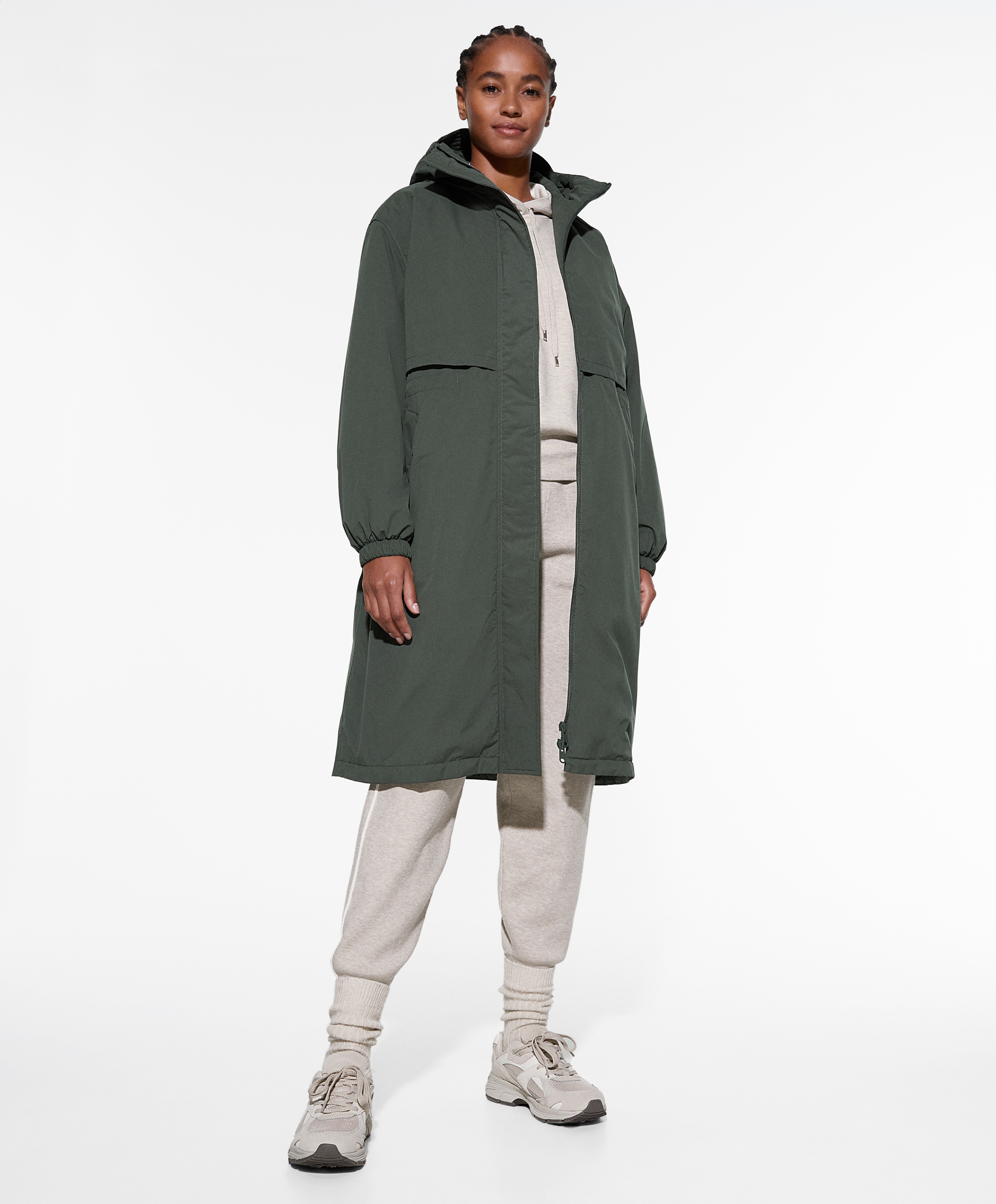 OYSHO FELLEX® AEROGEL 10k water-resistant long padded jacket