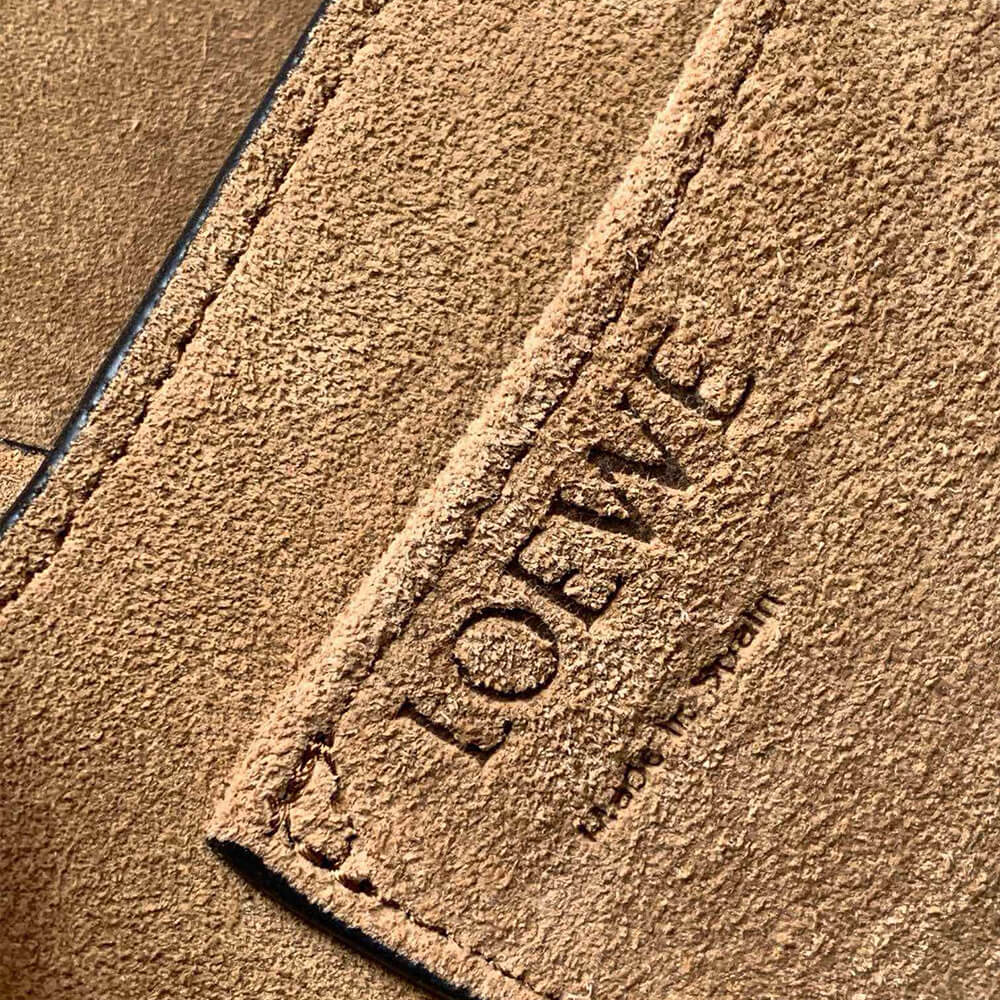 Loewe Small Gate bag in soft calfskin and jacquard - Top Club