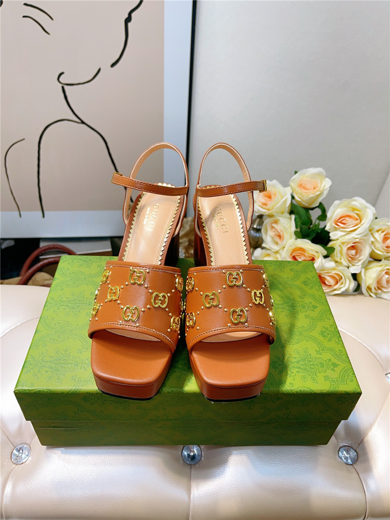 gucci GG buckle platform high heels - Sneaker Replica Workshop