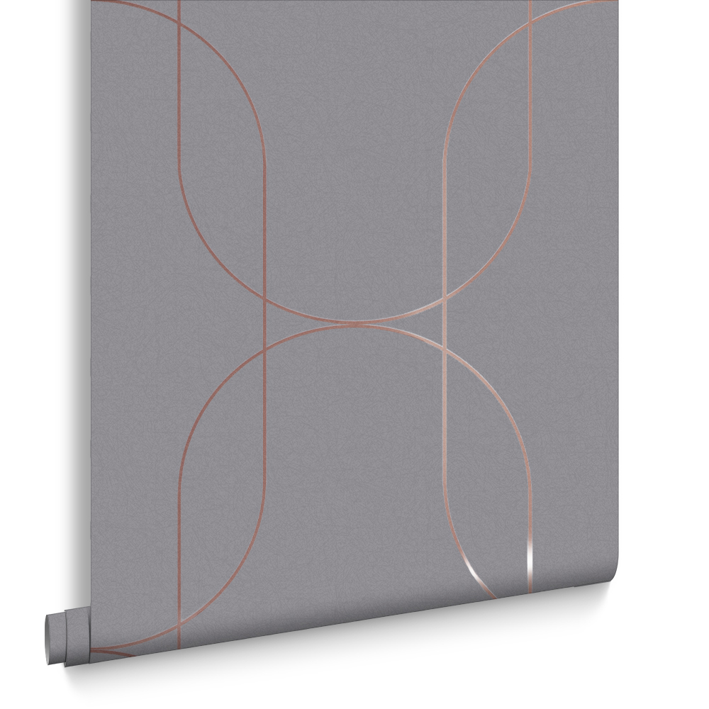 Graham & Brown  vliesbehang  Palais Grey & Rose Gold Graham & Brown  vliesbehang  Palais Grey & Rose Gold