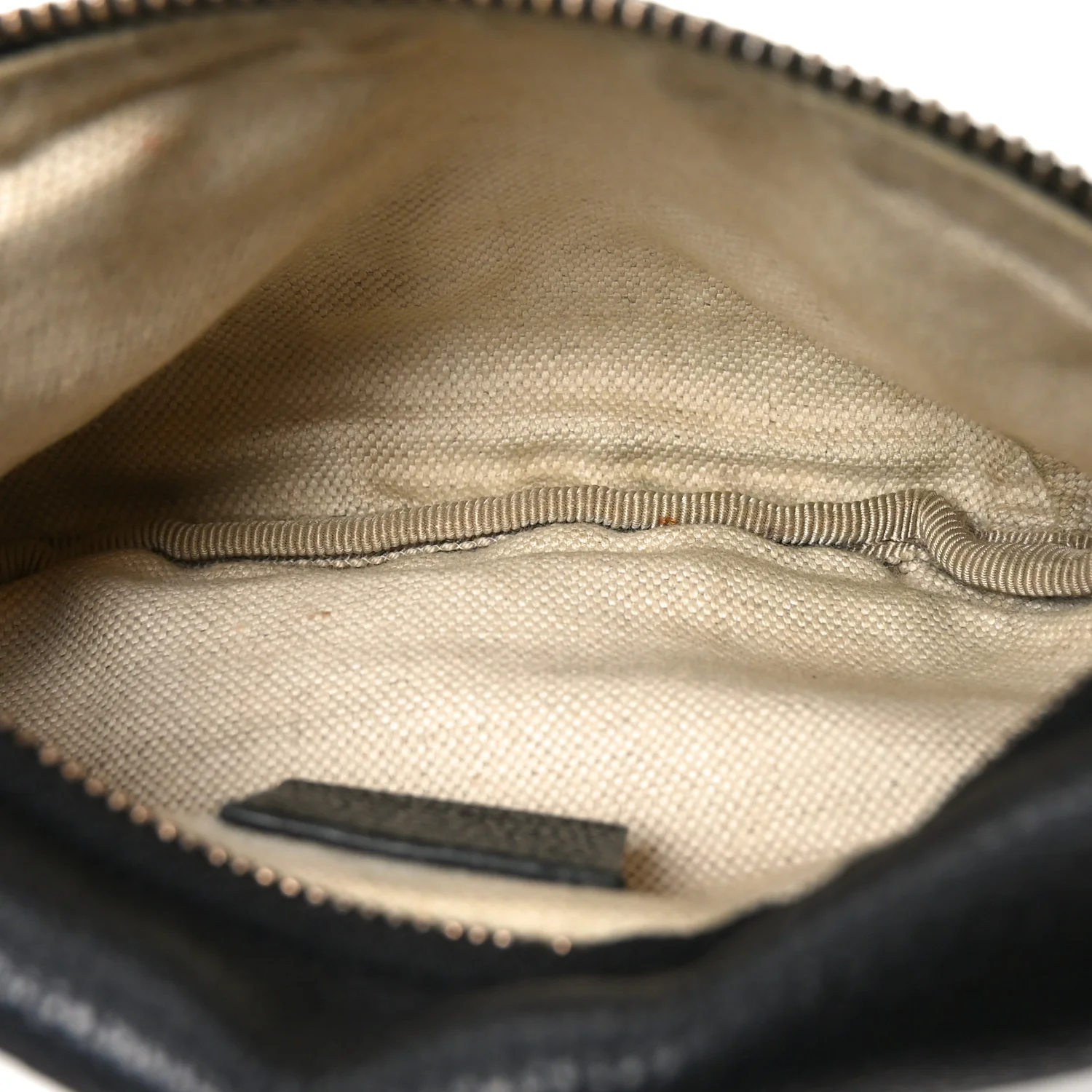 Grained Calfskin Small Logo Belt Bag Black - Top Club