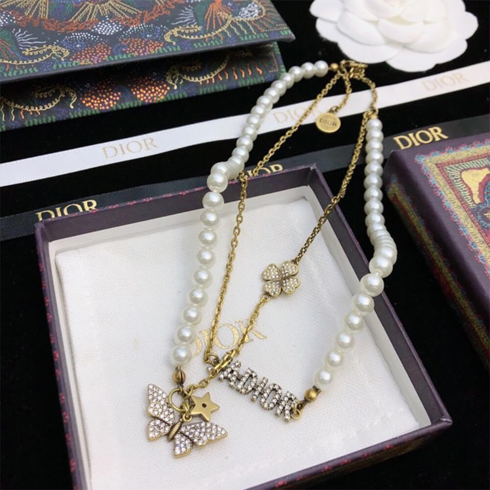 DIOR PEARL NECKLACE - Top Club