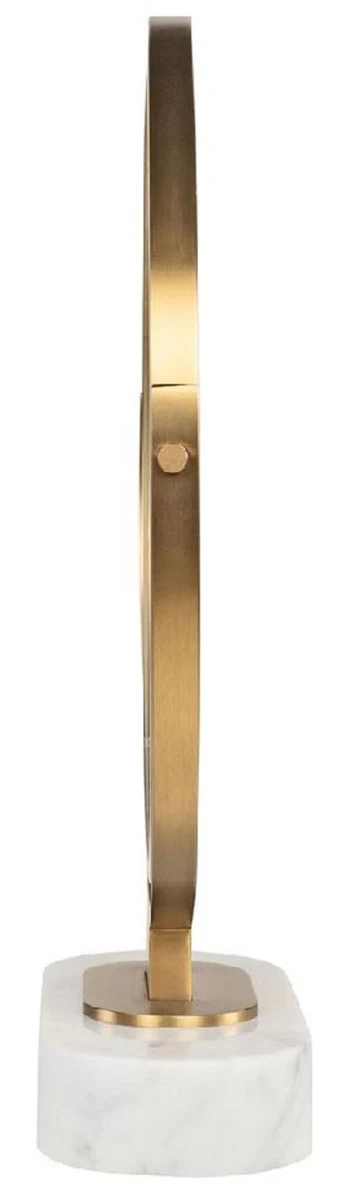 Luxury make-up mirror gold / white H. 51 cm - dressing table mirror