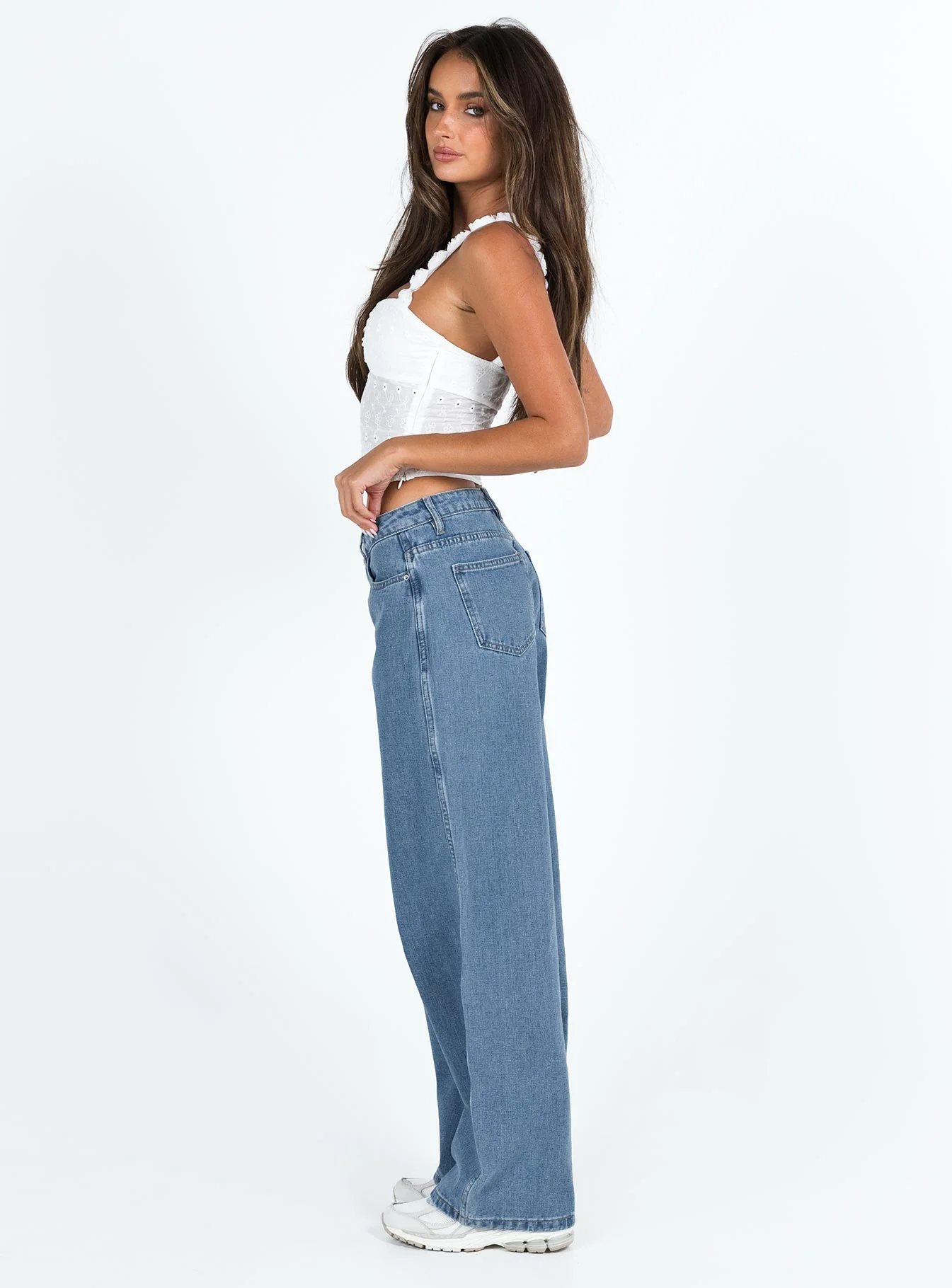 Maryanne Mid Rise Relaxed Jeans Mid Wash Denim Tall