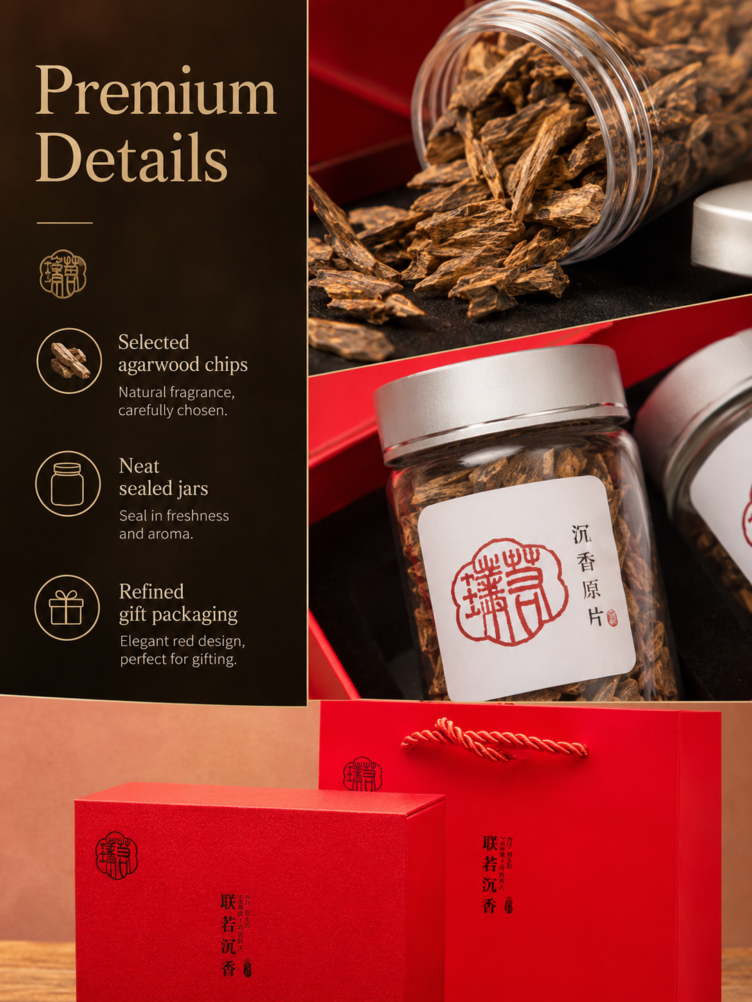 Premium Agarwood Aromatherapy Chip Set