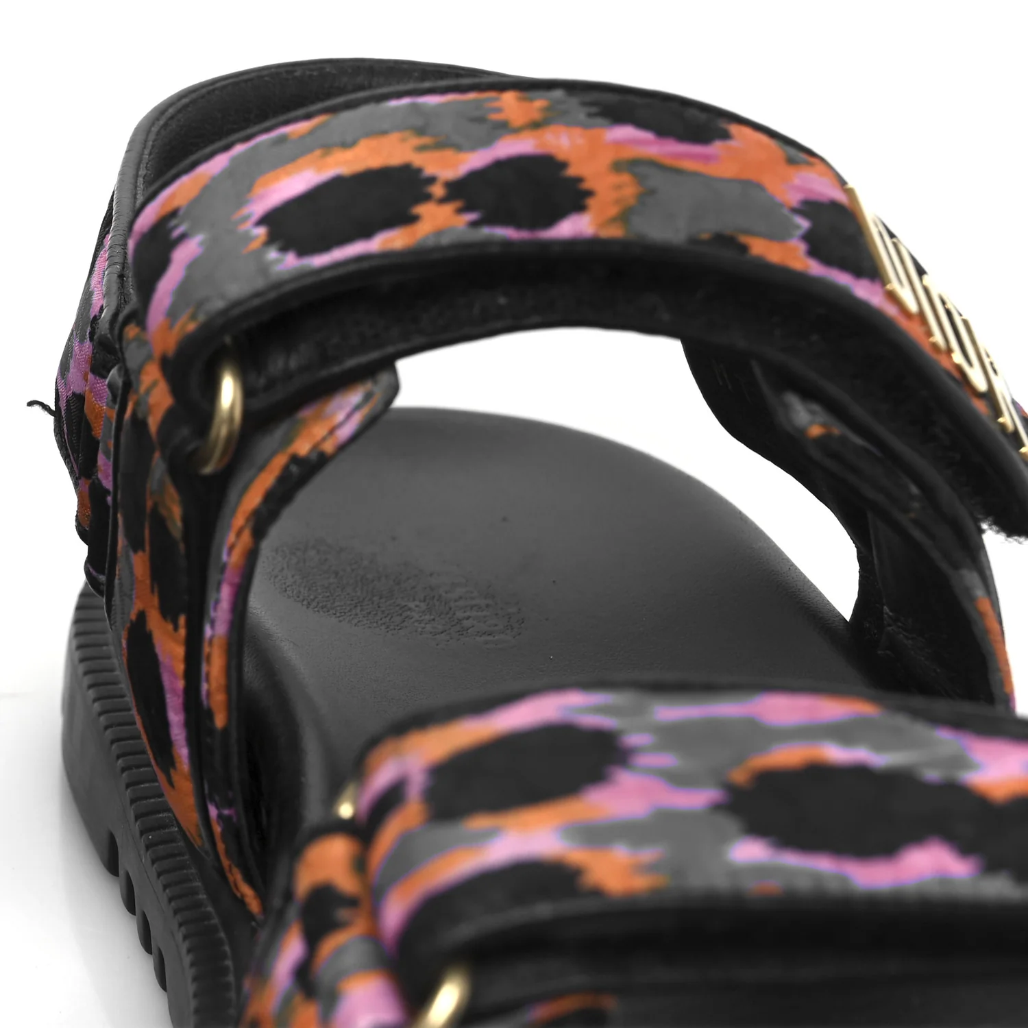 Technical Fabric Mizza Print Dioract Sandals 38 Multicolor - Top Club