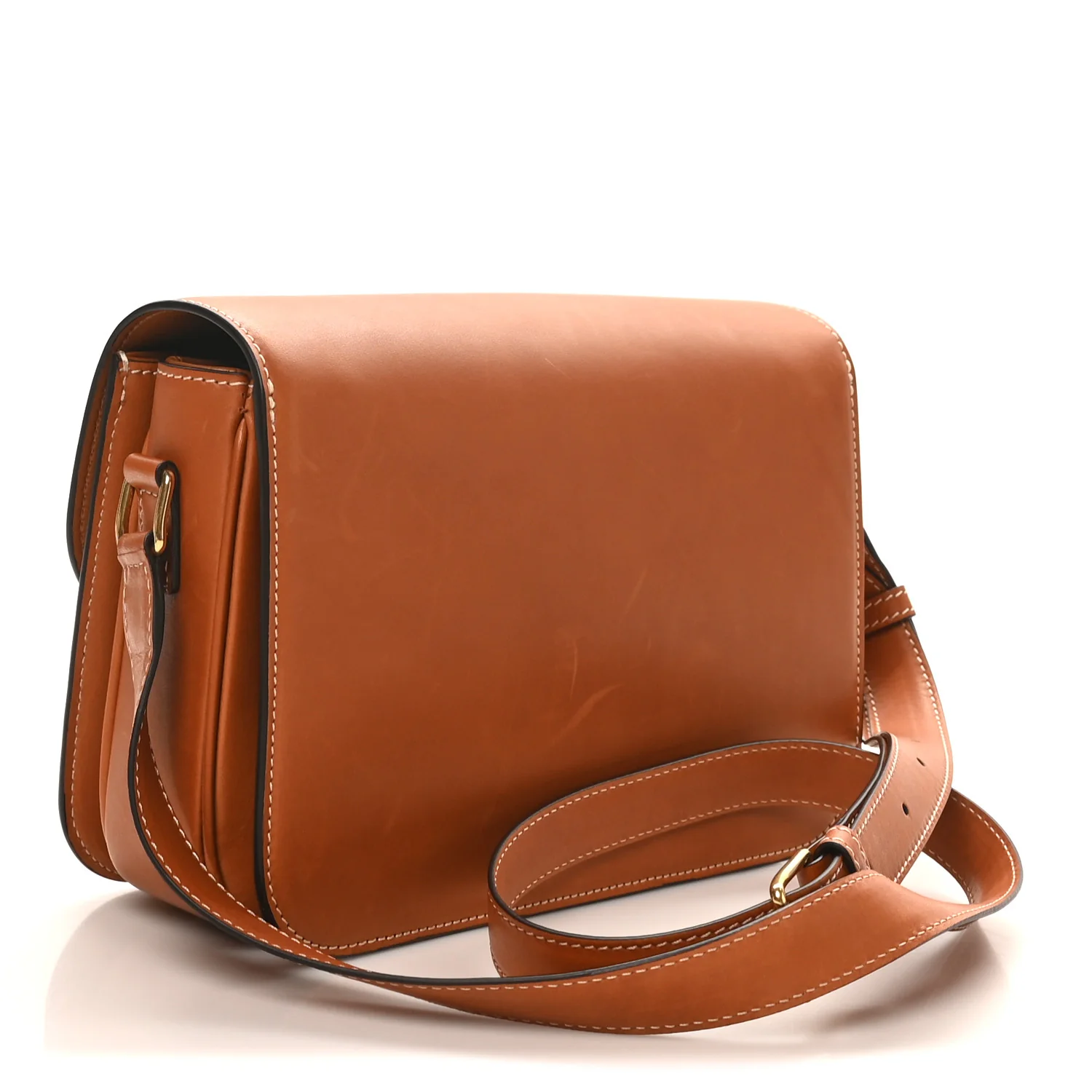 Natural Calfskin Medium Triomphe Tan
