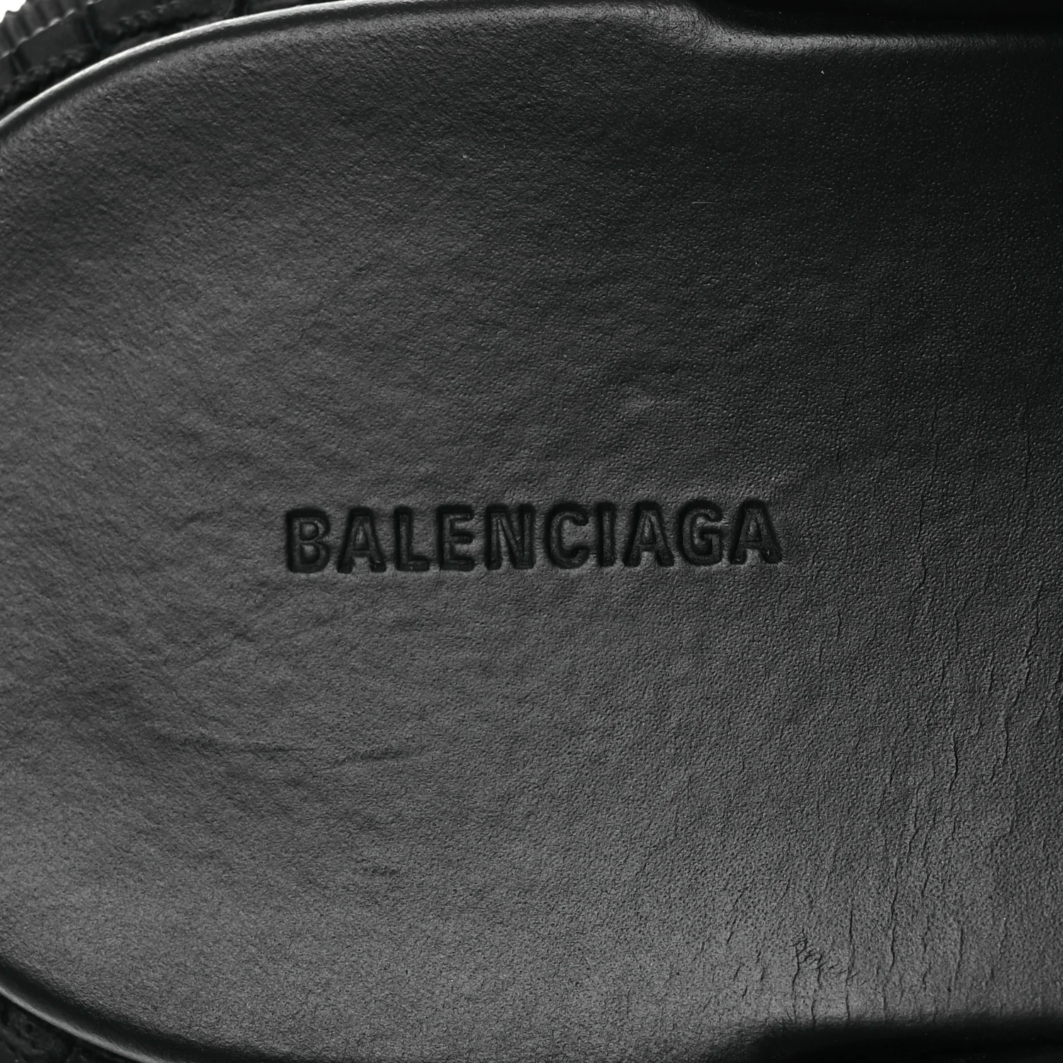 Jive Smooth Calfskin Logo Embossed Womens Tractor Platform 38 Black - Top Club