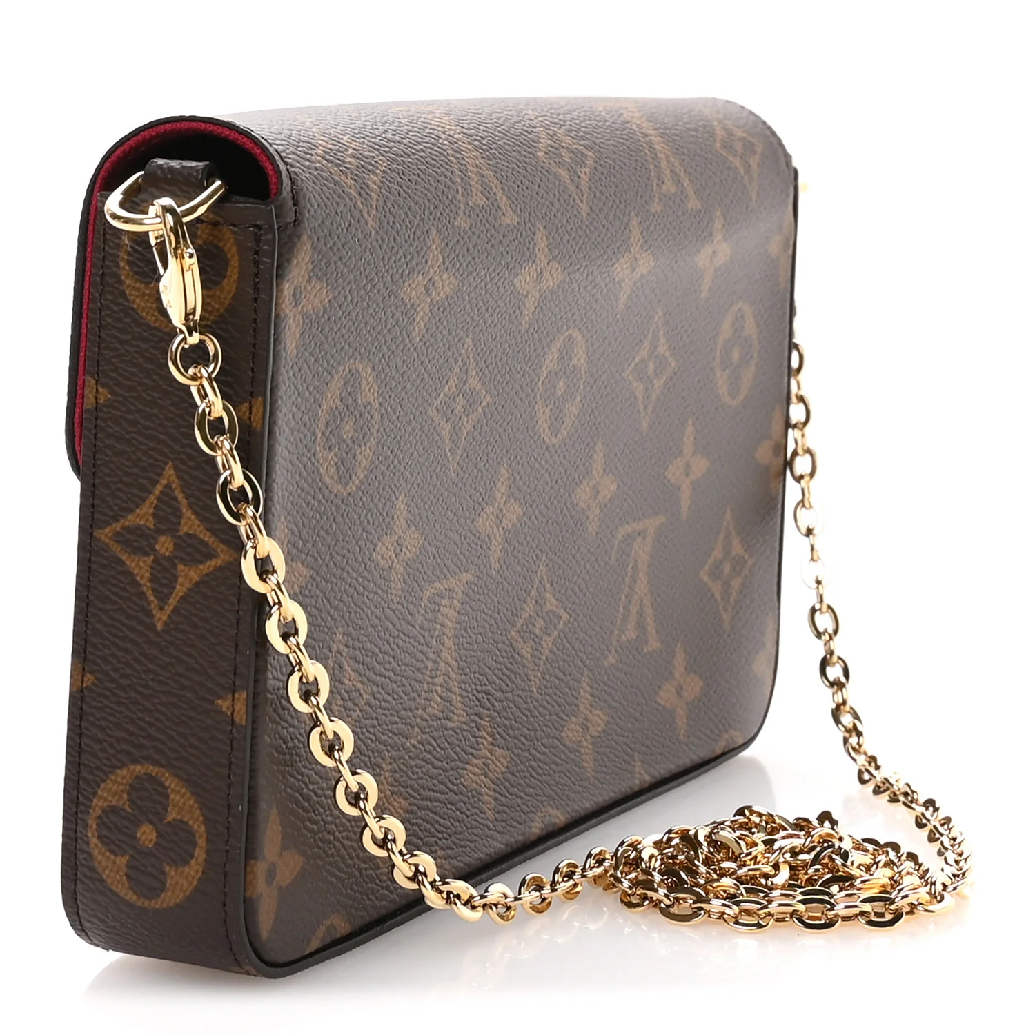 Monogram Pochette Felicie Chain Wallet Fuchsia - Top Club