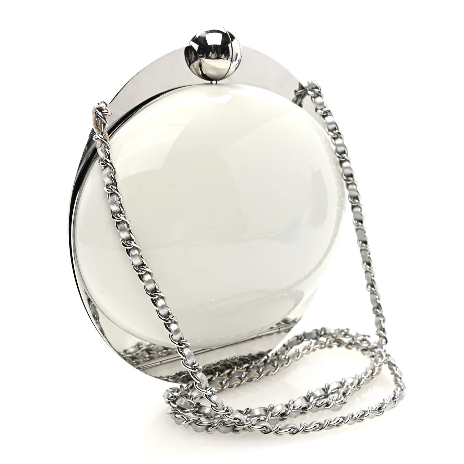 Resin CC Evening On The Moon Minaudiere White - Top Club
