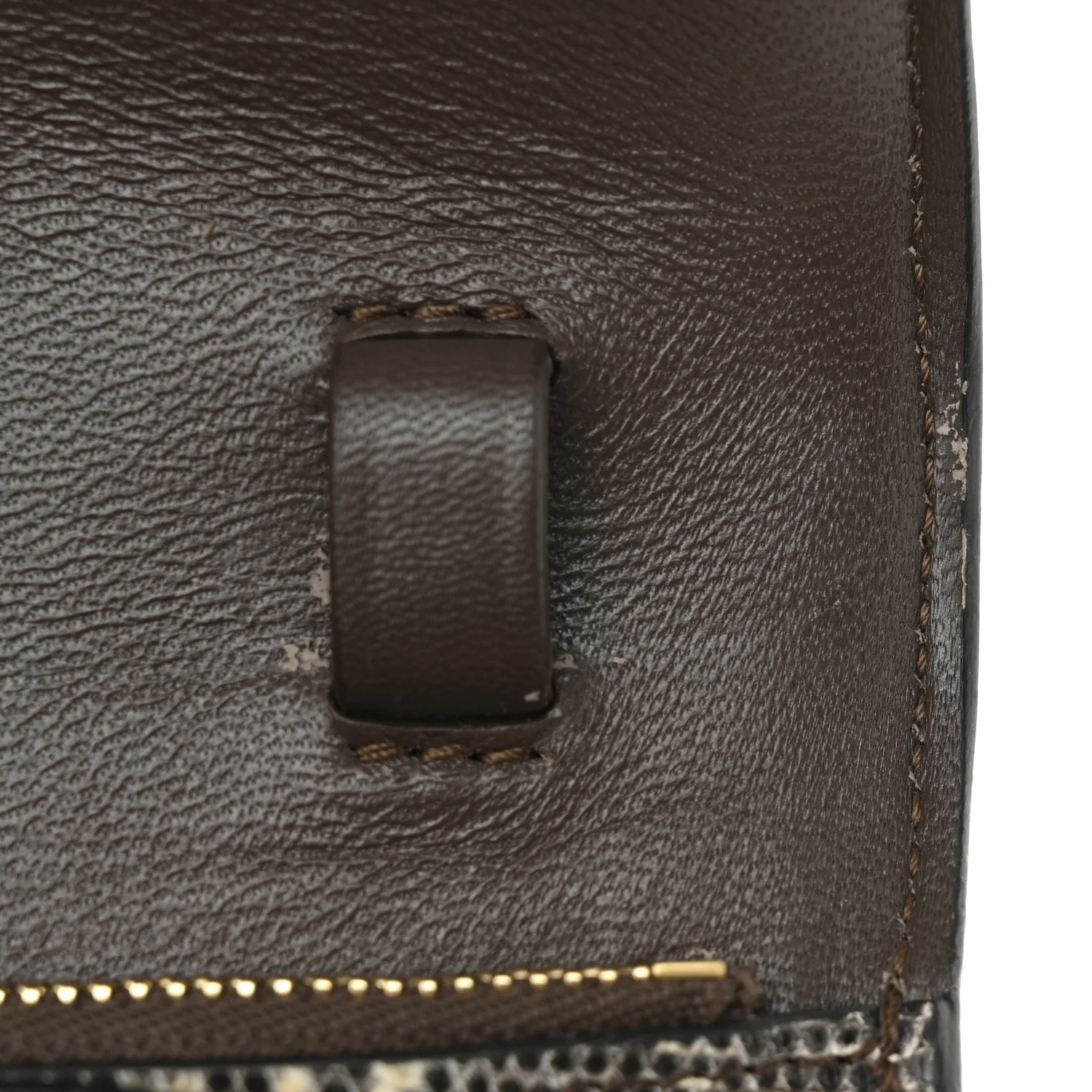 Lizard Medium Classic Box Flap Bag Natural - Top Club