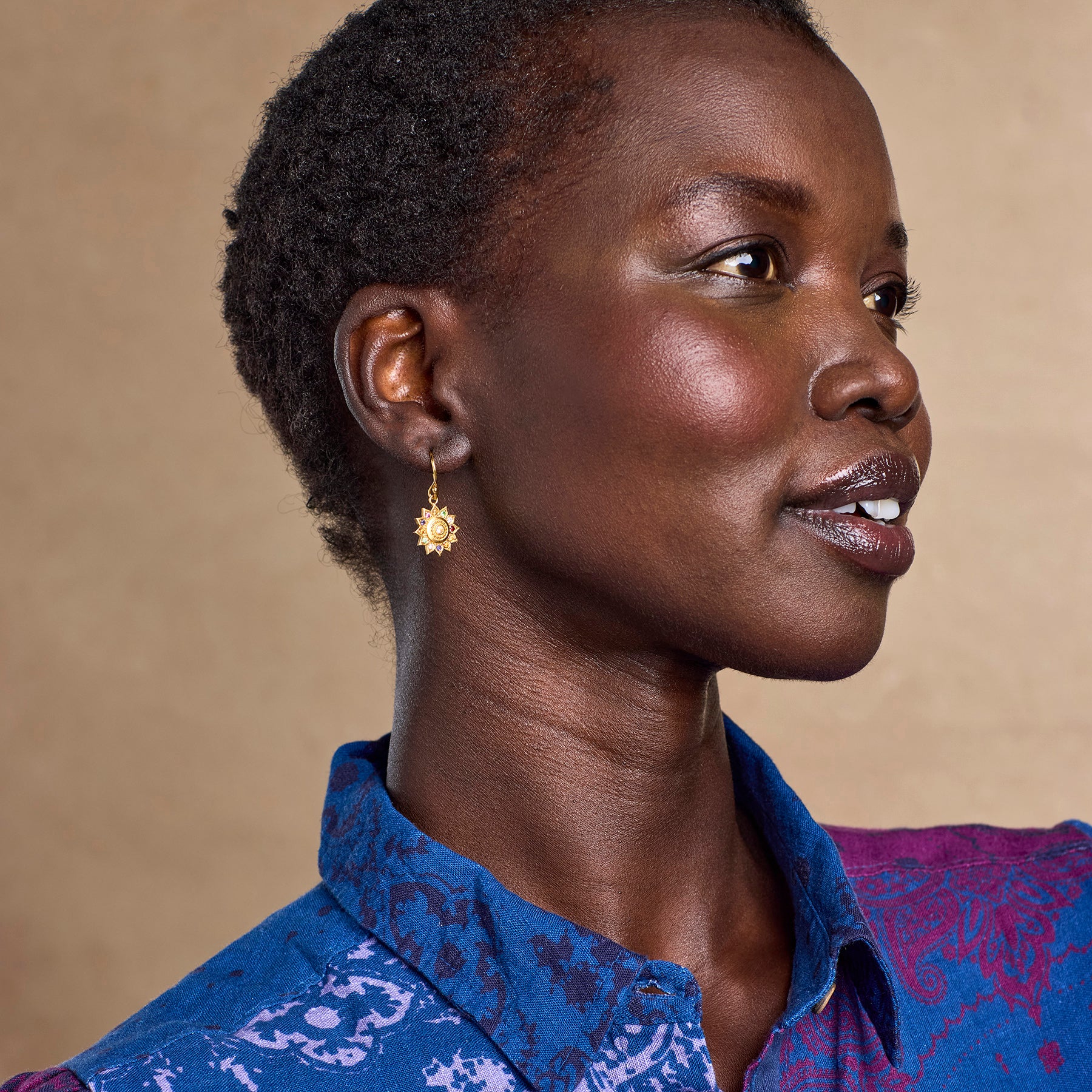 Vibrant Lotus Earrings - Sundance Living