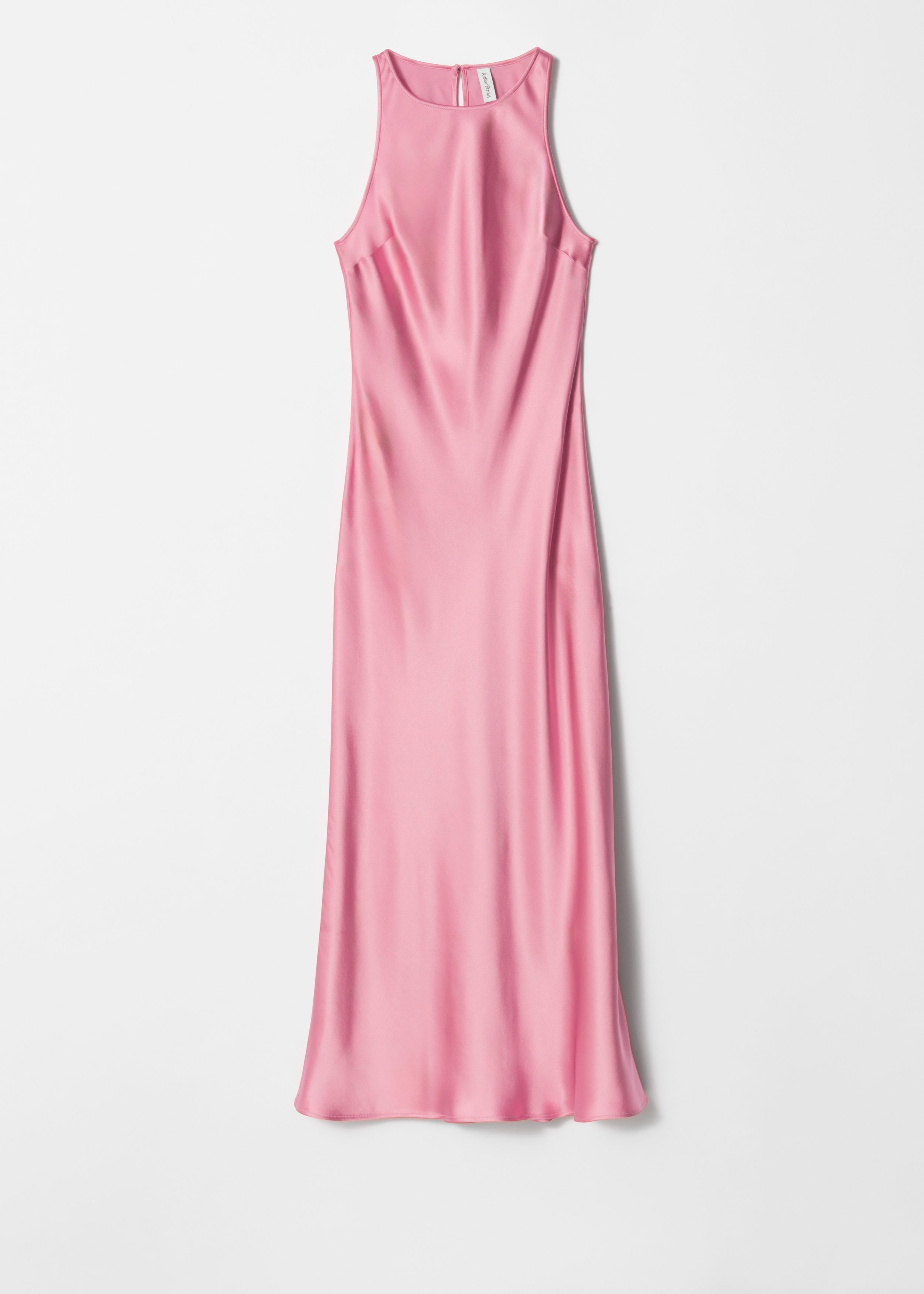 & Other Stories SLEEVELESS SATIN MIDI DRESS
