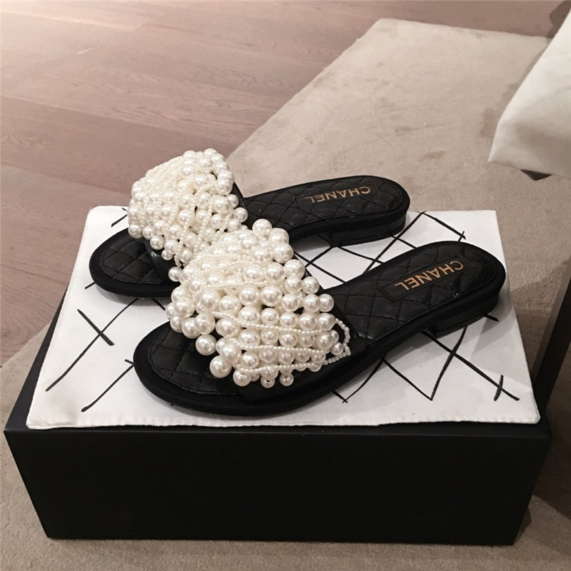 Chanel Dupe Shoes sandals with pearls - Sneaker Replica Workshop