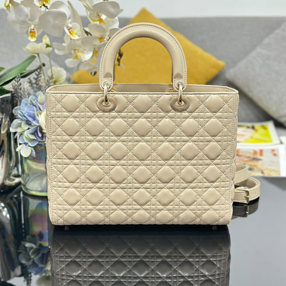 Dior Large Lady Dior Bag(HIGH-END GRADE) - Top Club