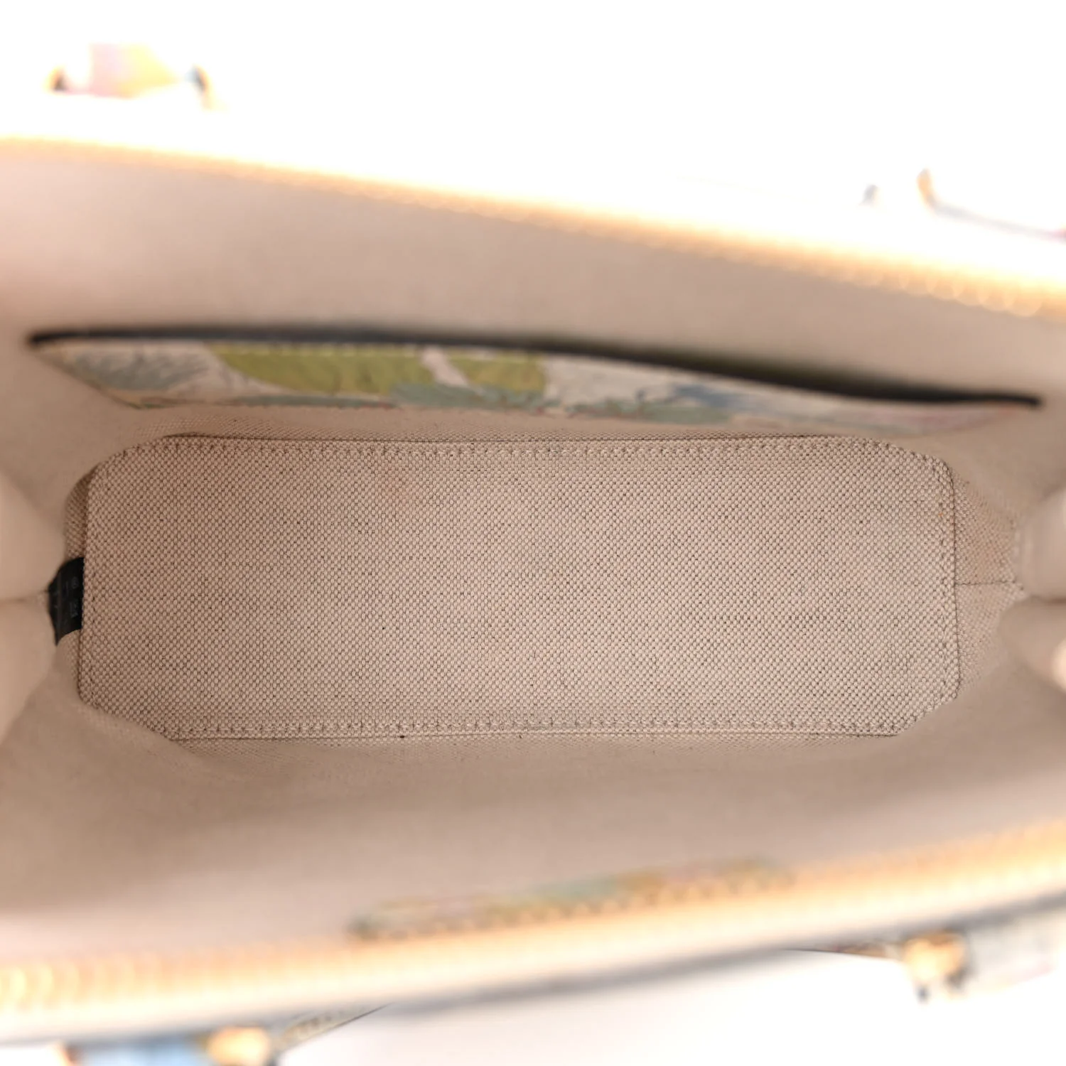 New Shangai Calfskin Tiger Savanah Web Mini Horsebit 1955 Top Handle Bag Chalky White Multicolor - Top Club