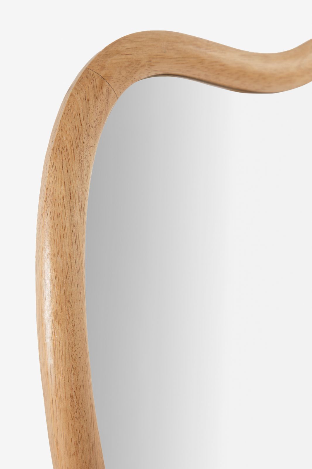 Bruine hangspiegel met golven