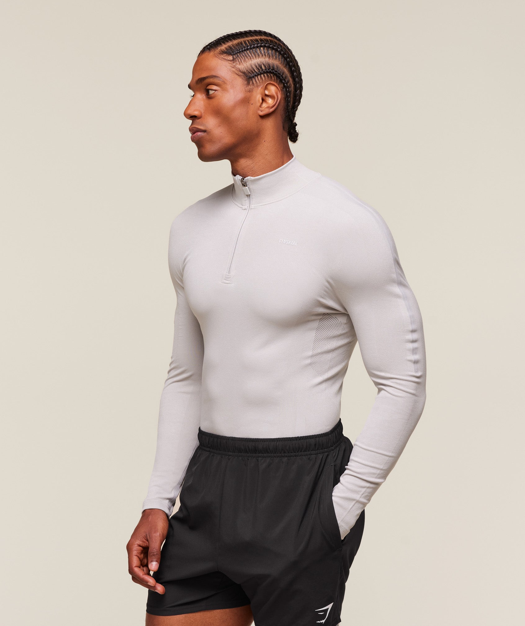 COACH everywear Warp Knit 1/4 Zip