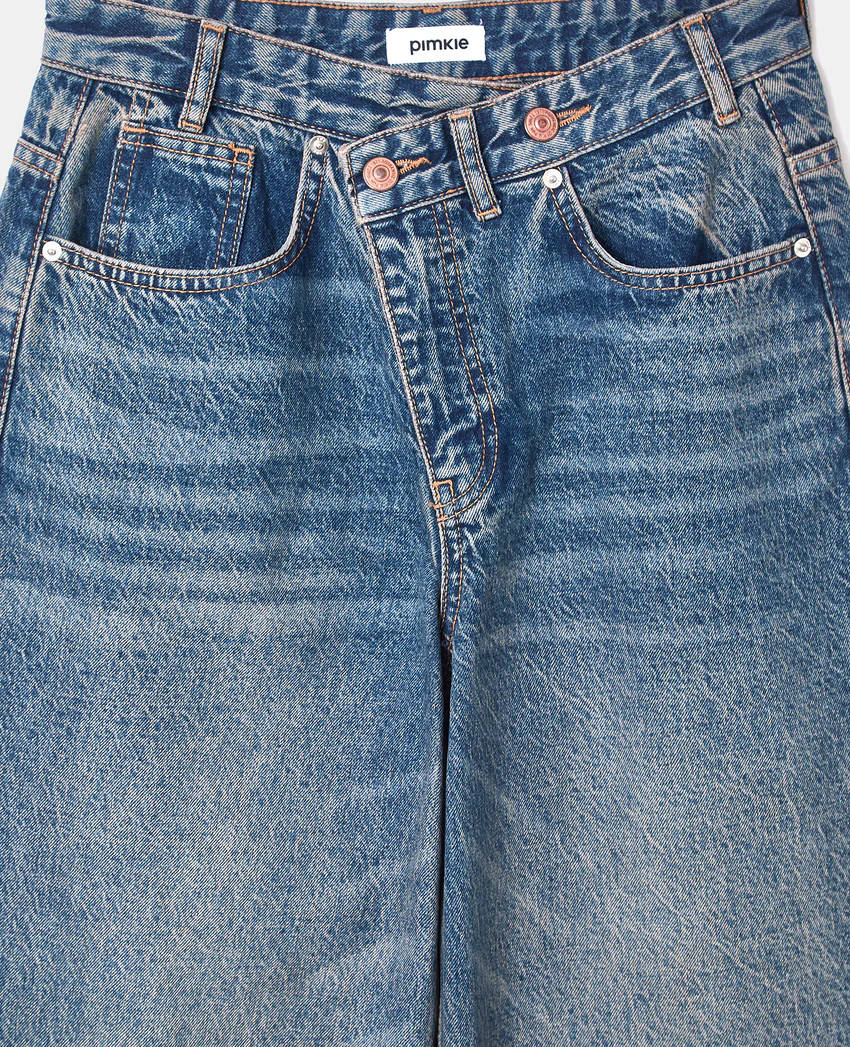 Pimkie Jean wide avec boutonnage décalé
