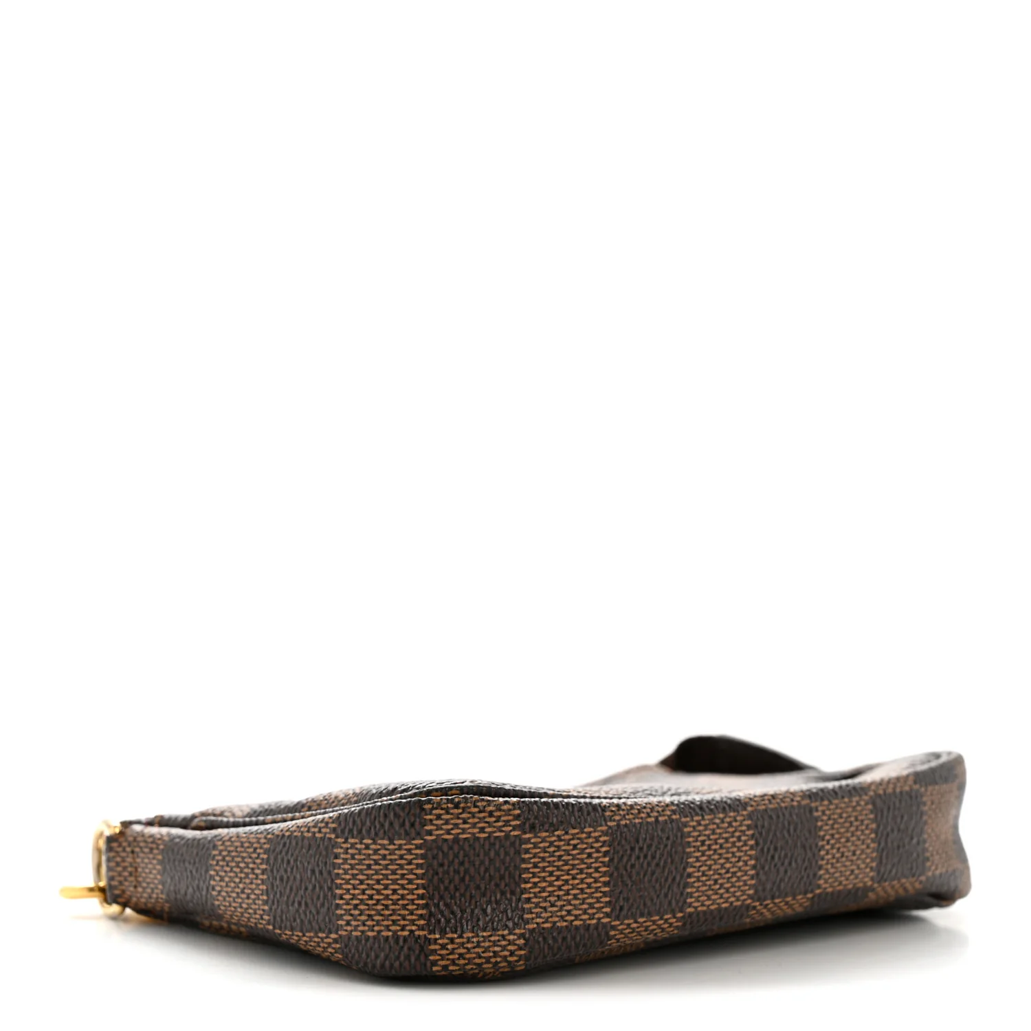 Damier Ebene Complice Trunks and Bags Mini Pochette Accessories Red - Top Club