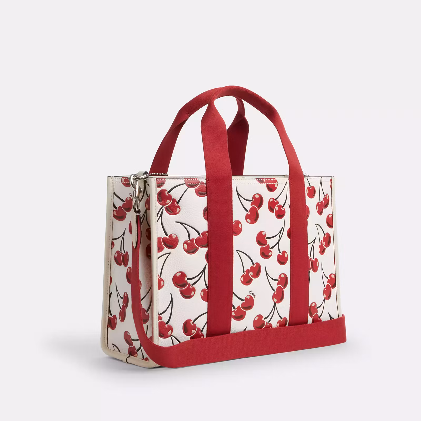 COACH Smith Tote Bag With Cherry Print